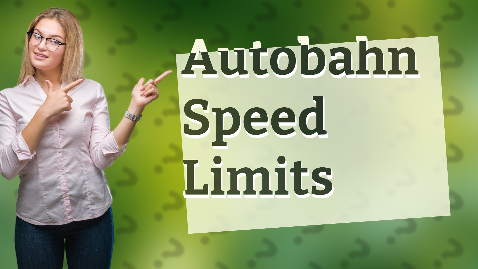 Autobahn Speed Limits