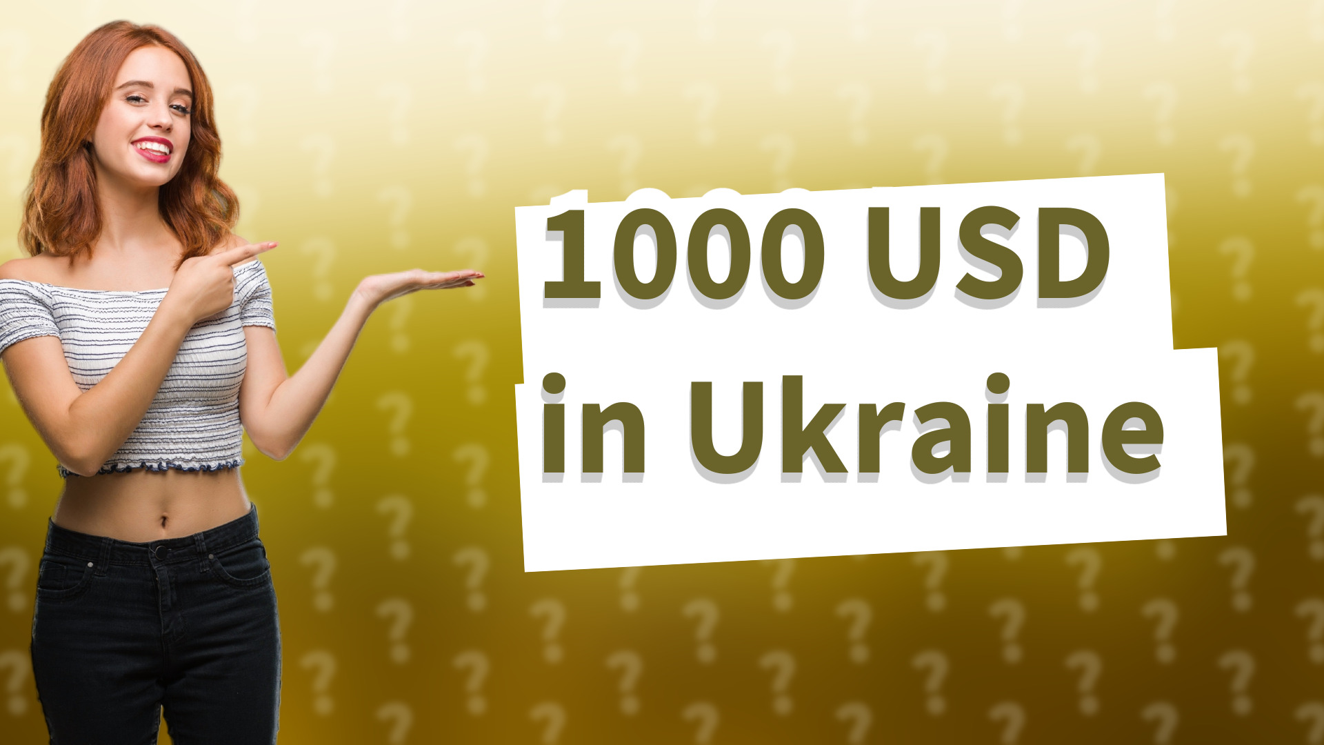 1000 USD in Ukraine
