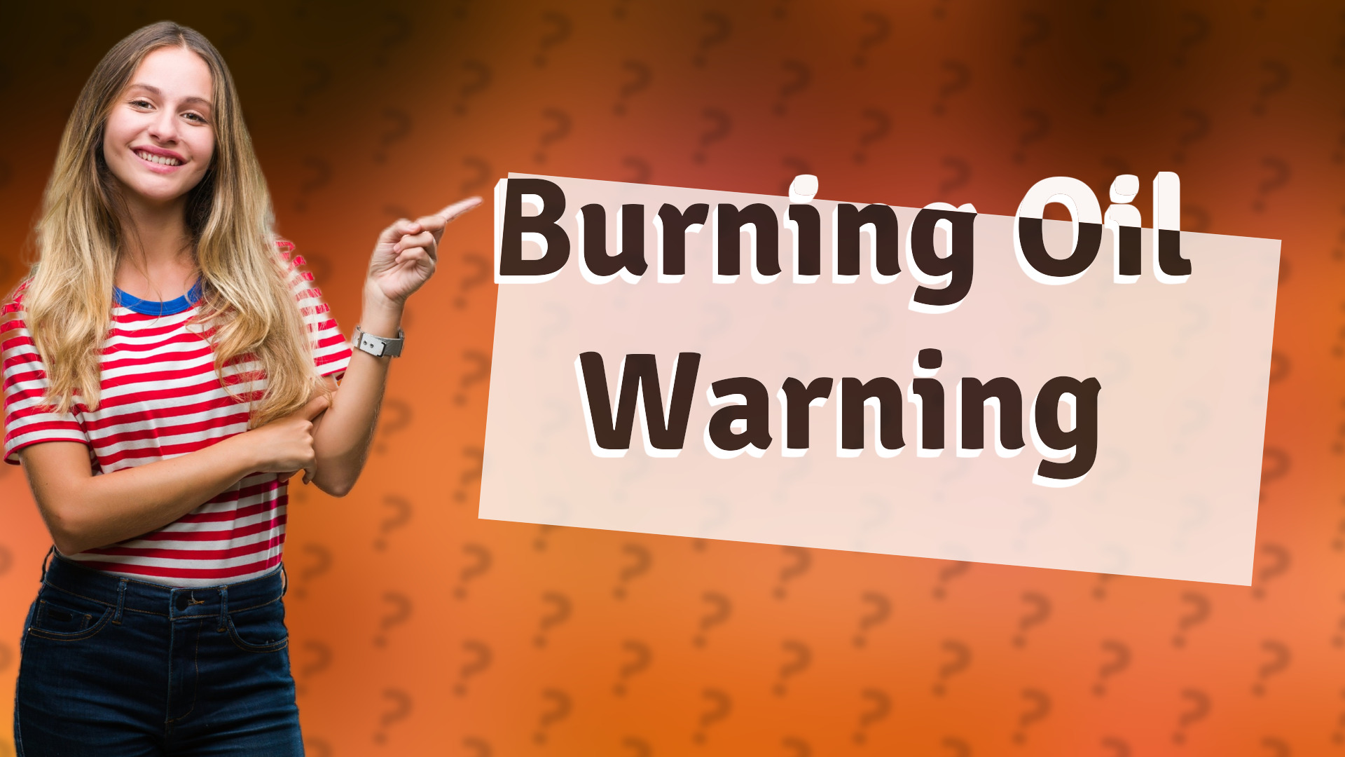 Burning Oil Warning