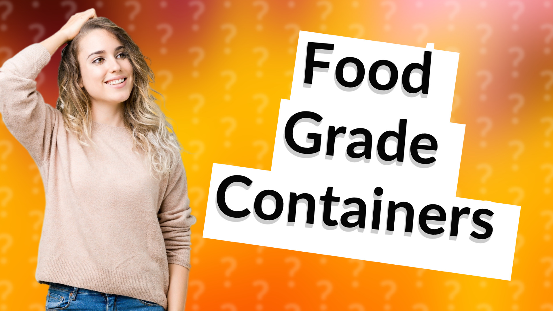 Food Grade Containers