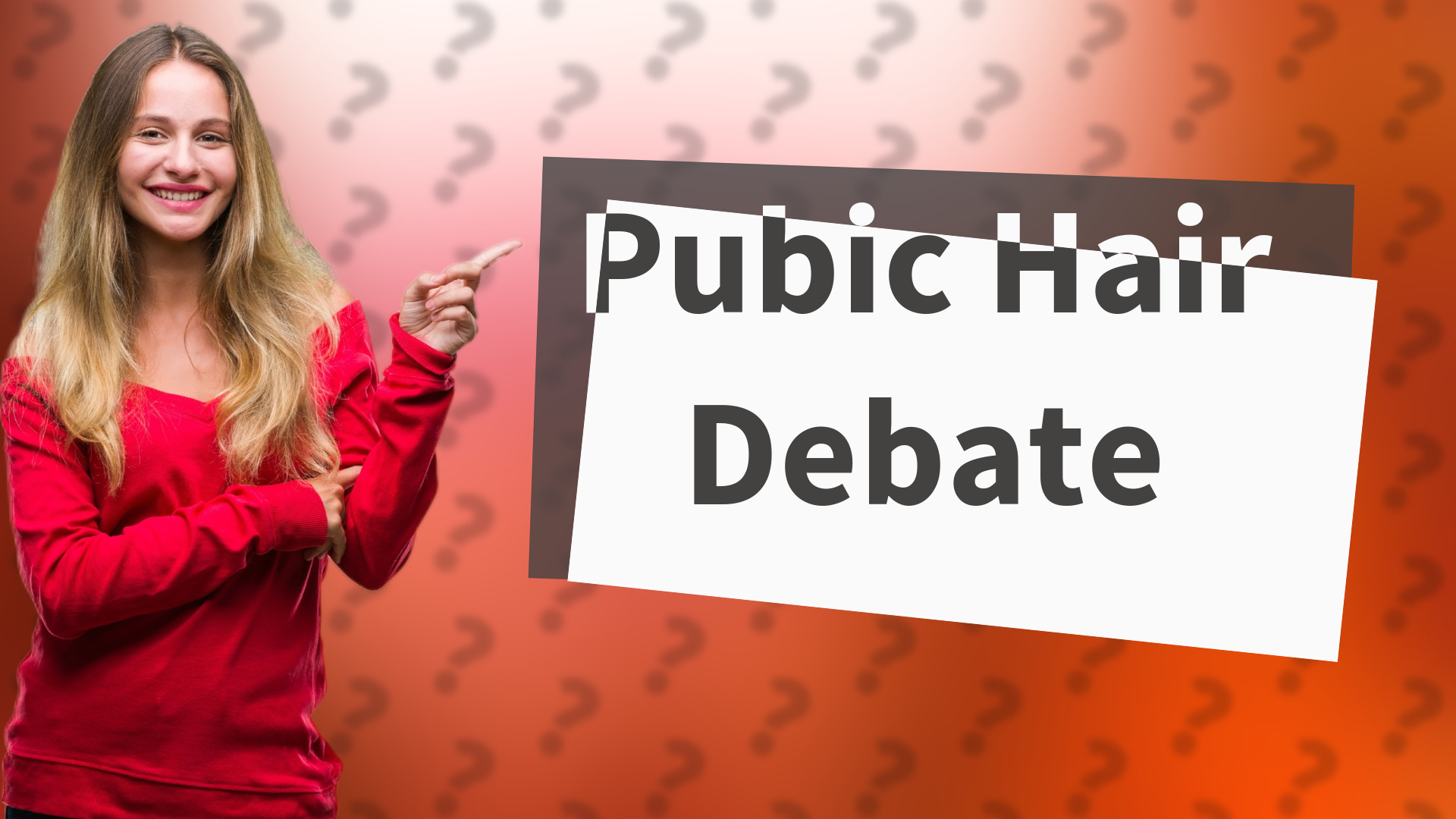 Pubic Hair Debate