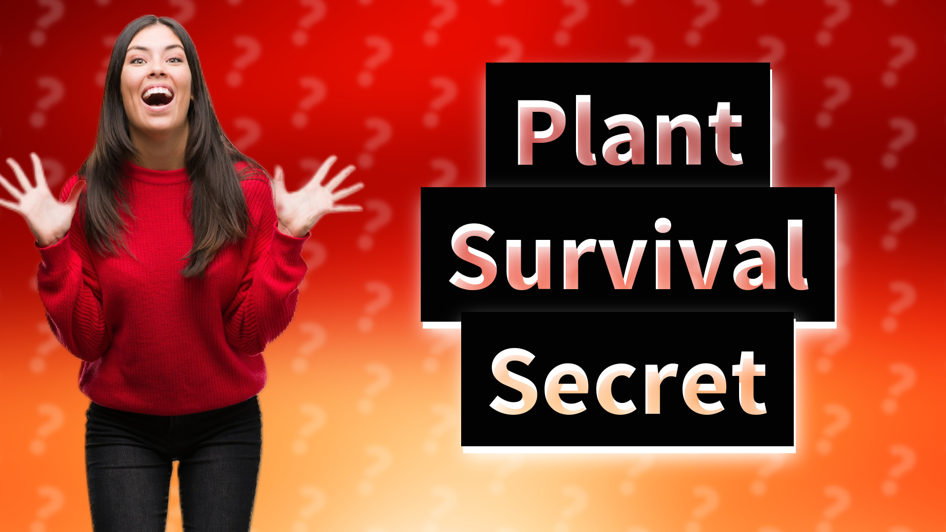 Plant Survival Secret