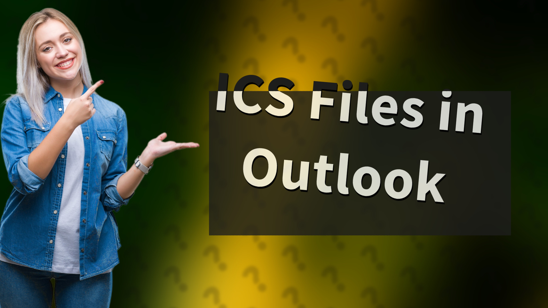 ICS Files in Outlook