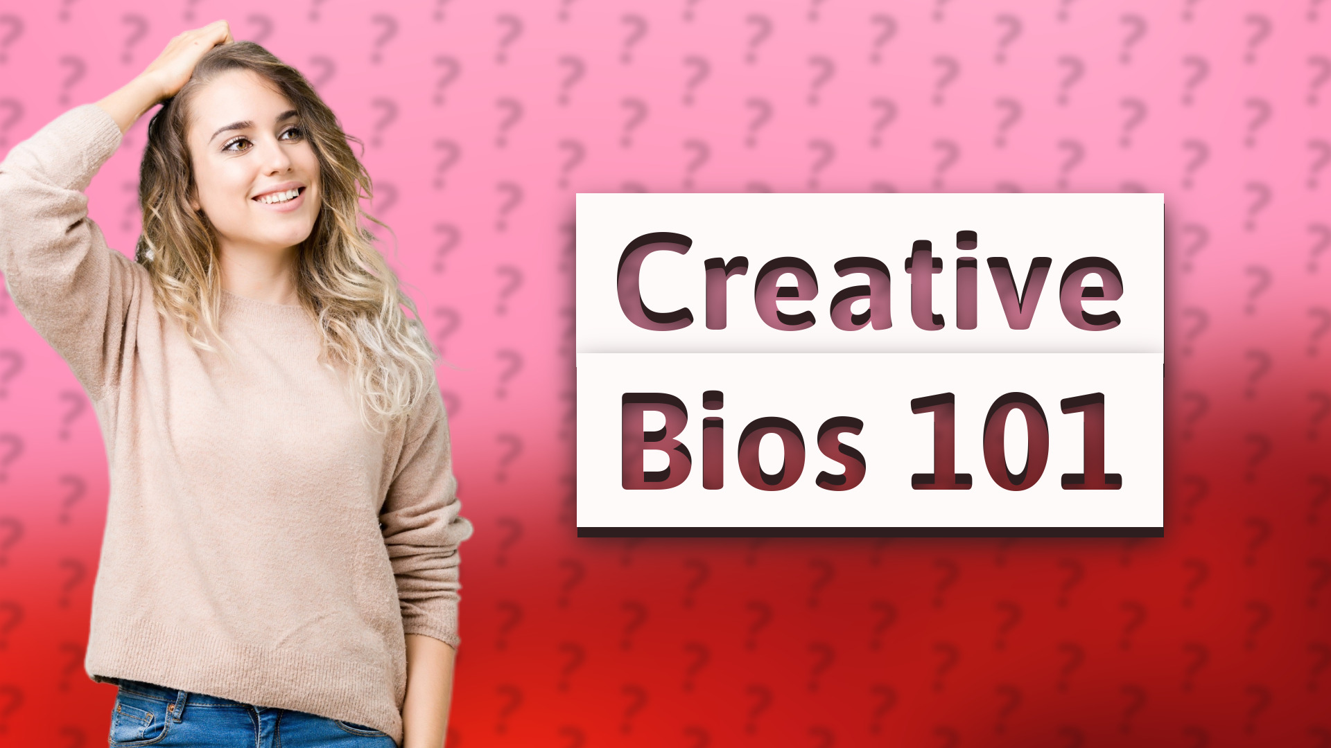 Creative Bios 101