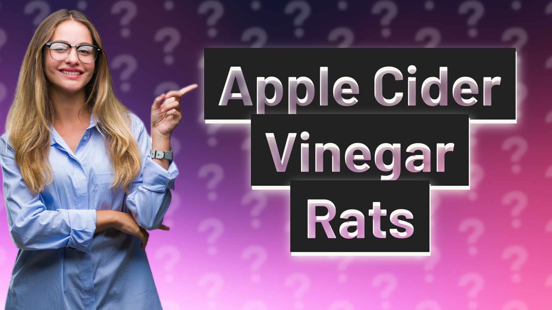 Apple Cider Vinegar Rats