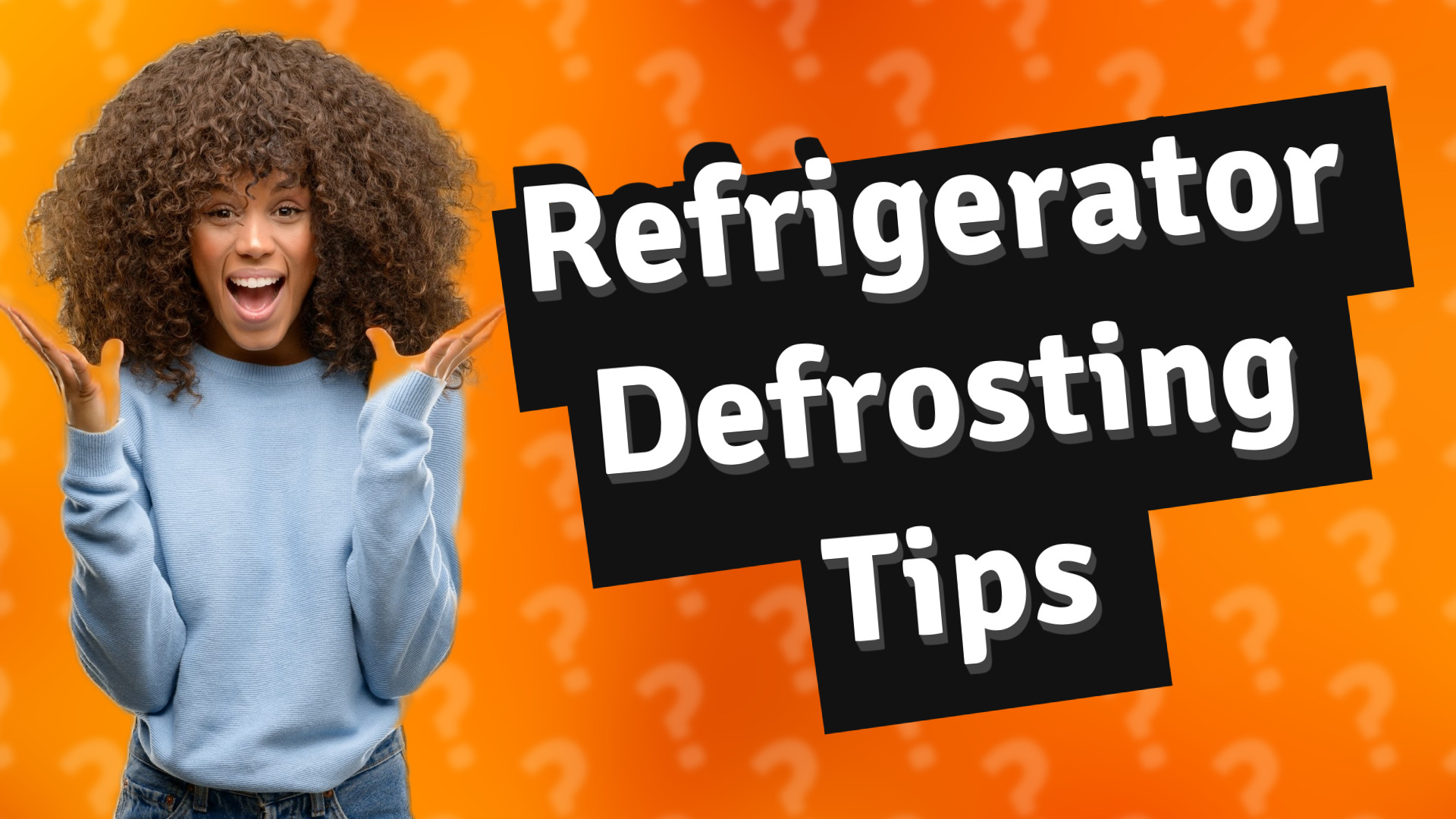 Refrigerator Defrosting Tips