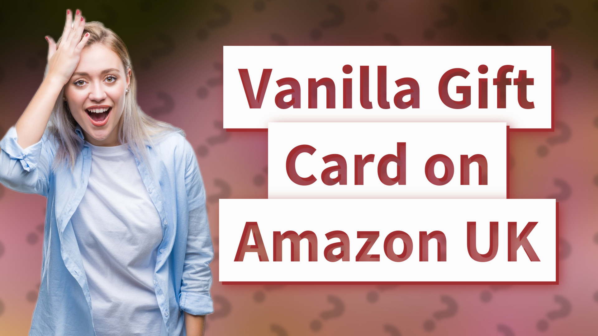 Vanilla Gift Card on Amazon UK