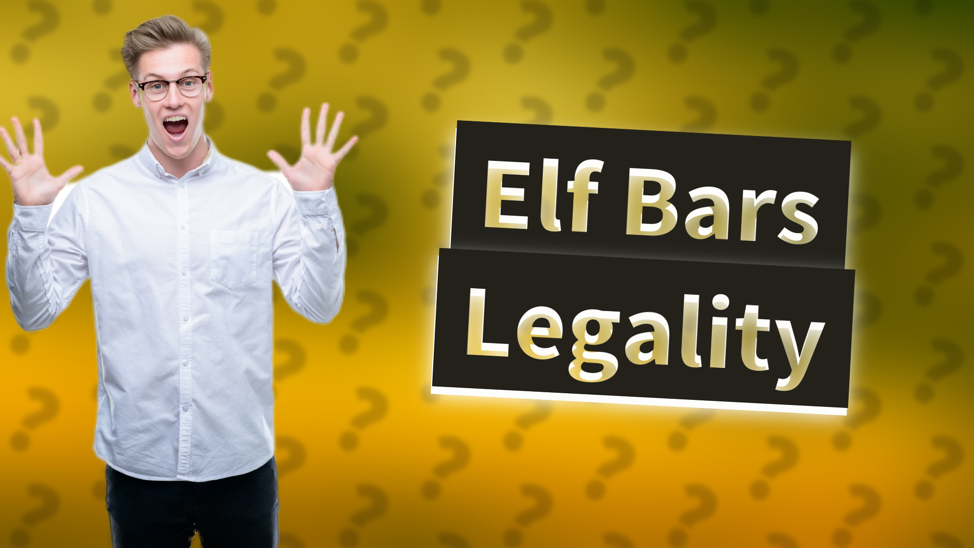 Elf Bars Legality