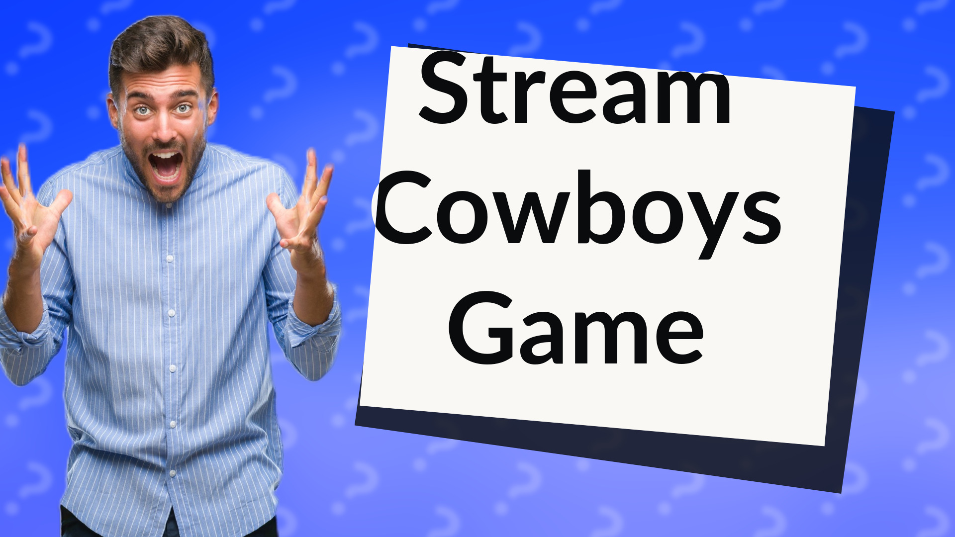 Stream Cowboys Game