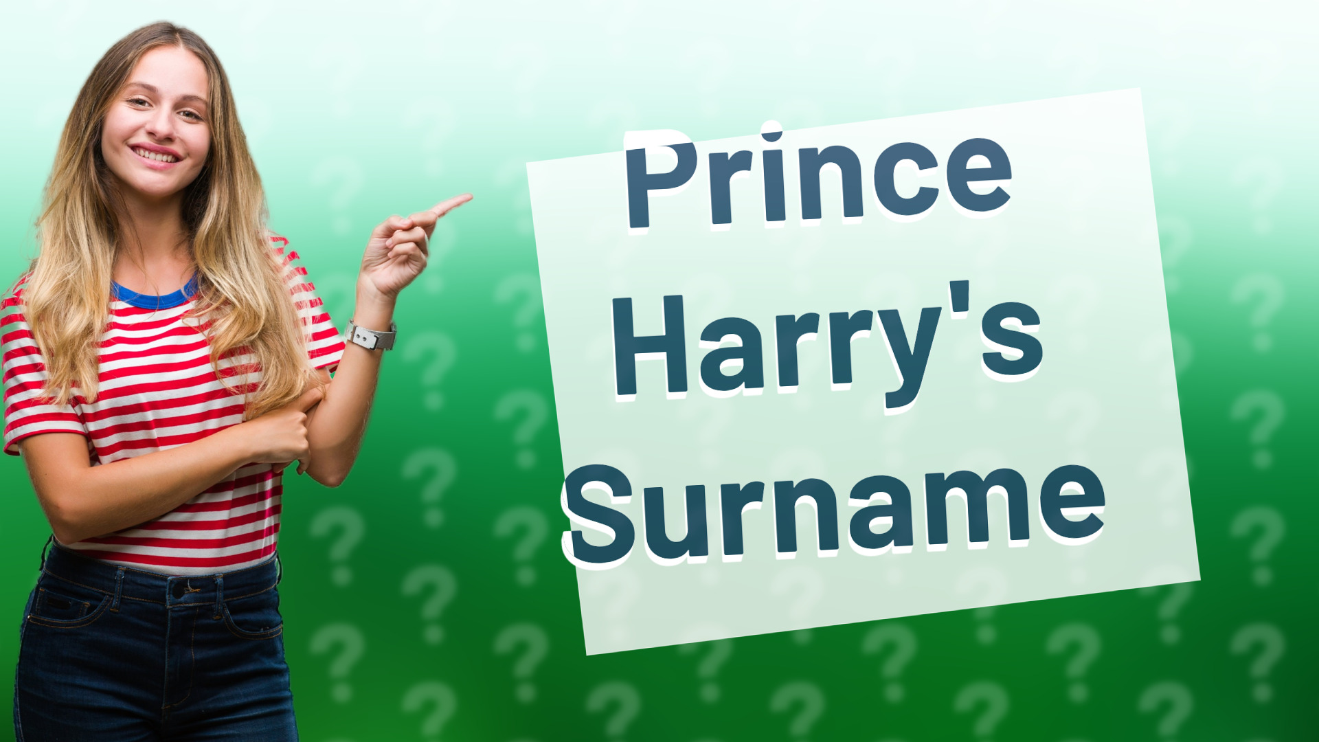Prince Harry's Surname