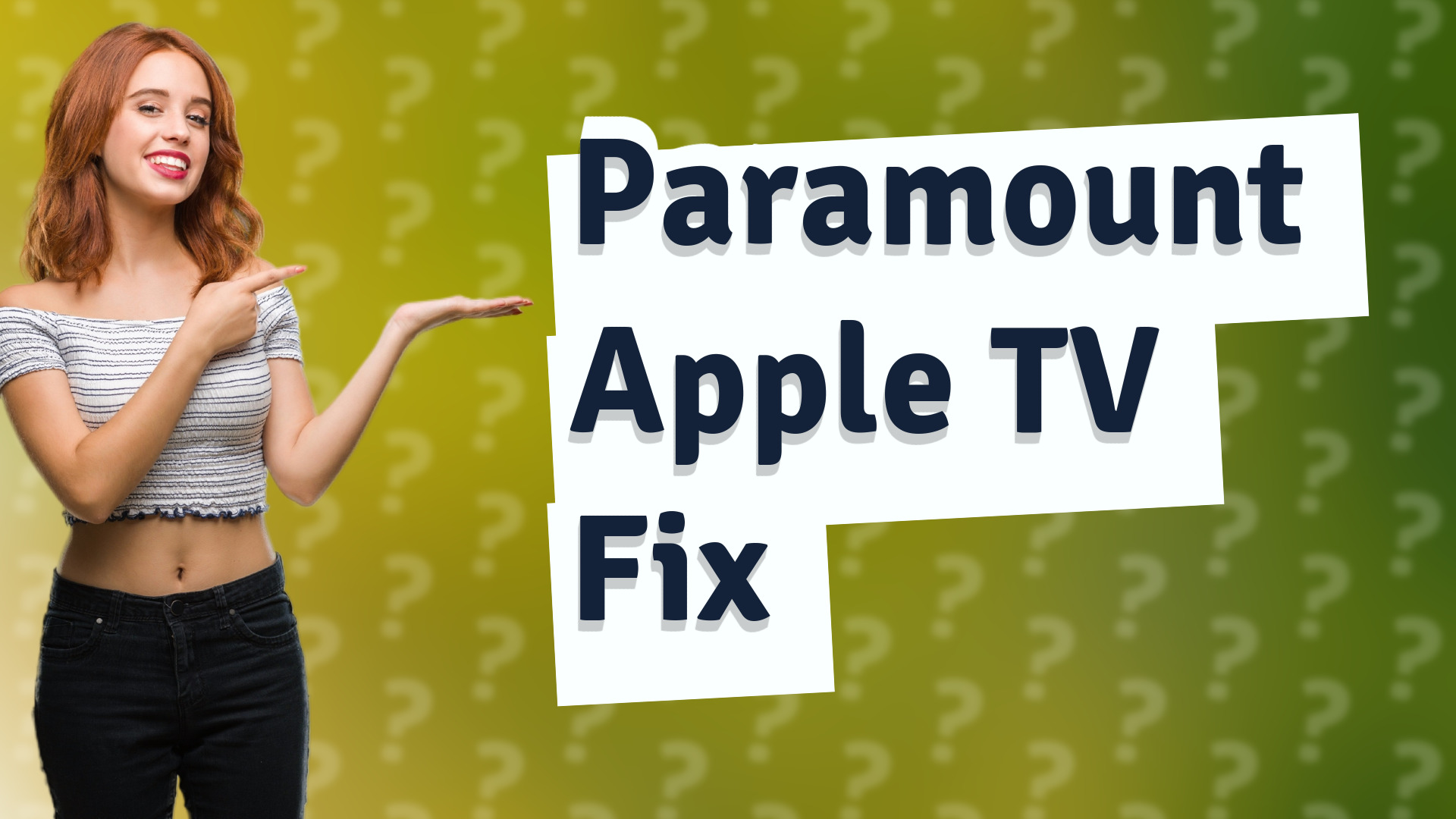 Paramount Apple TV Fix