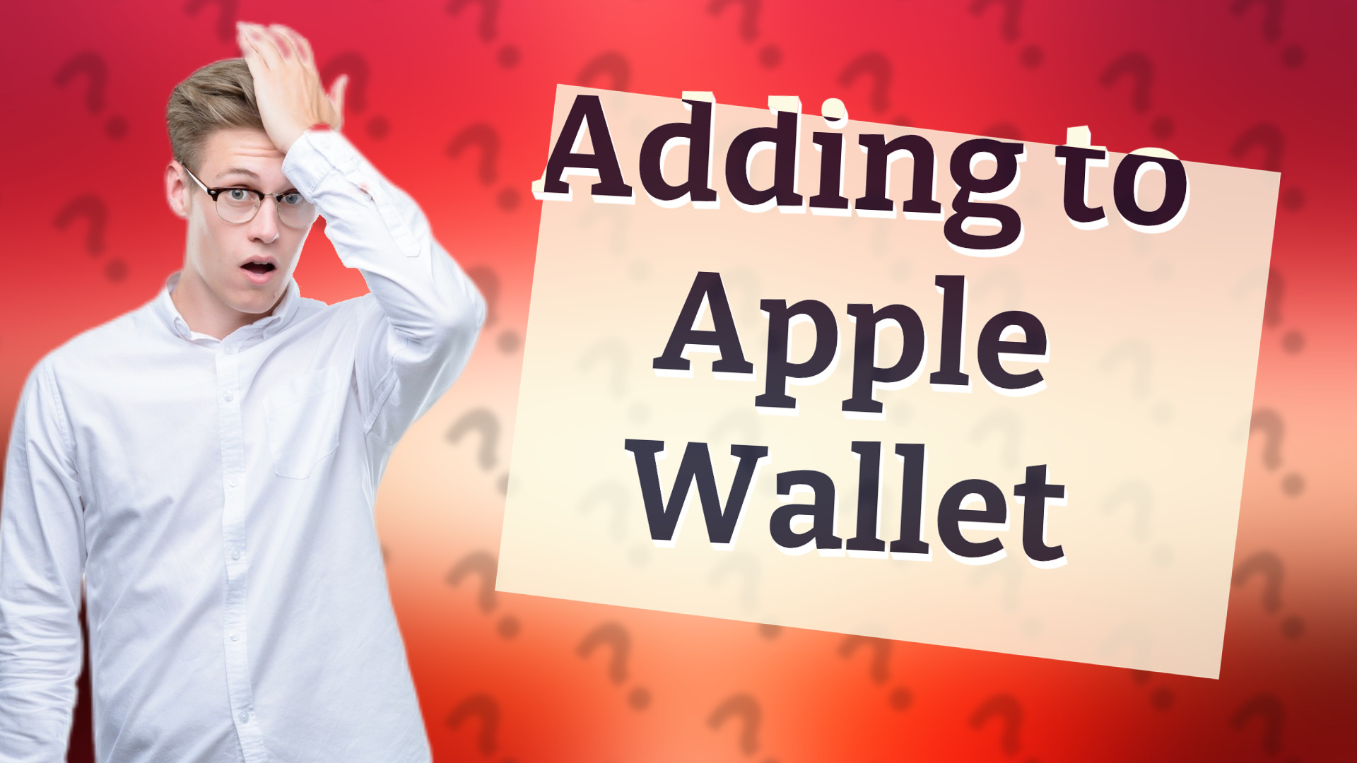 Adding to Apple Wallet