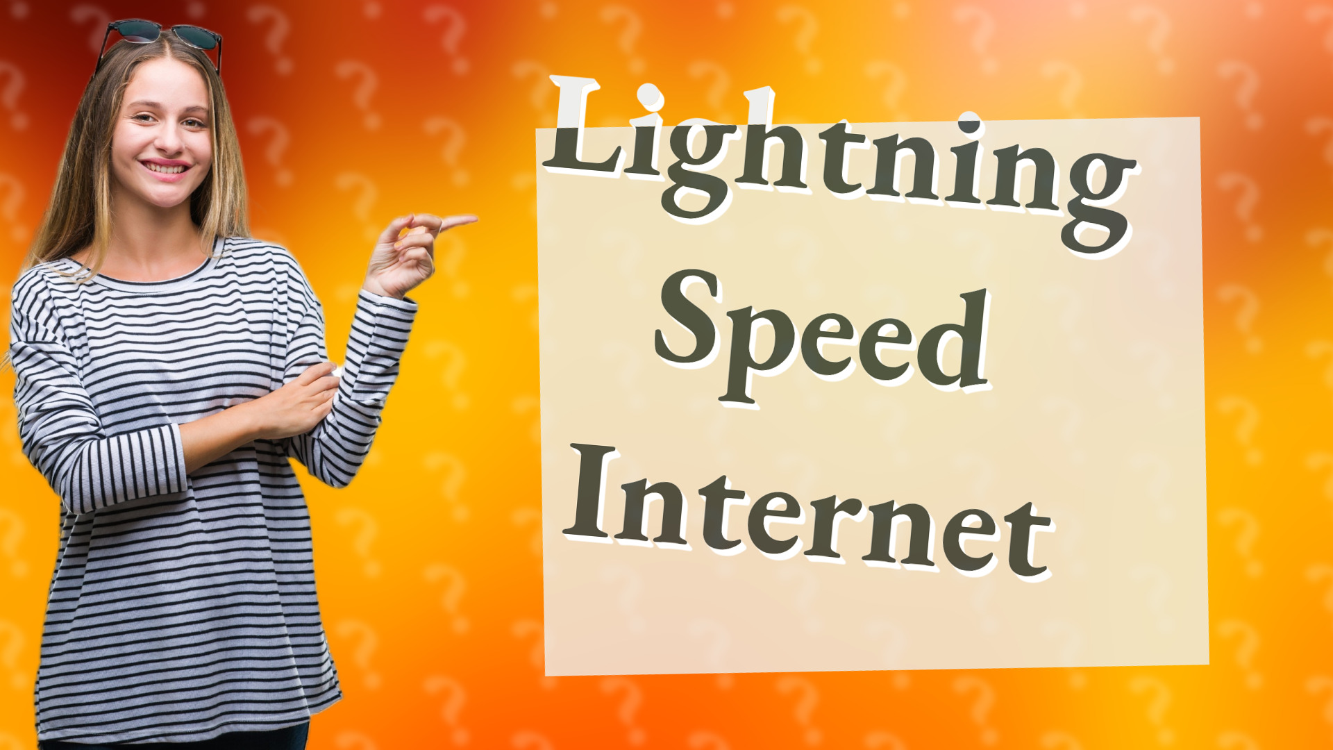 Lightning Speed Internet