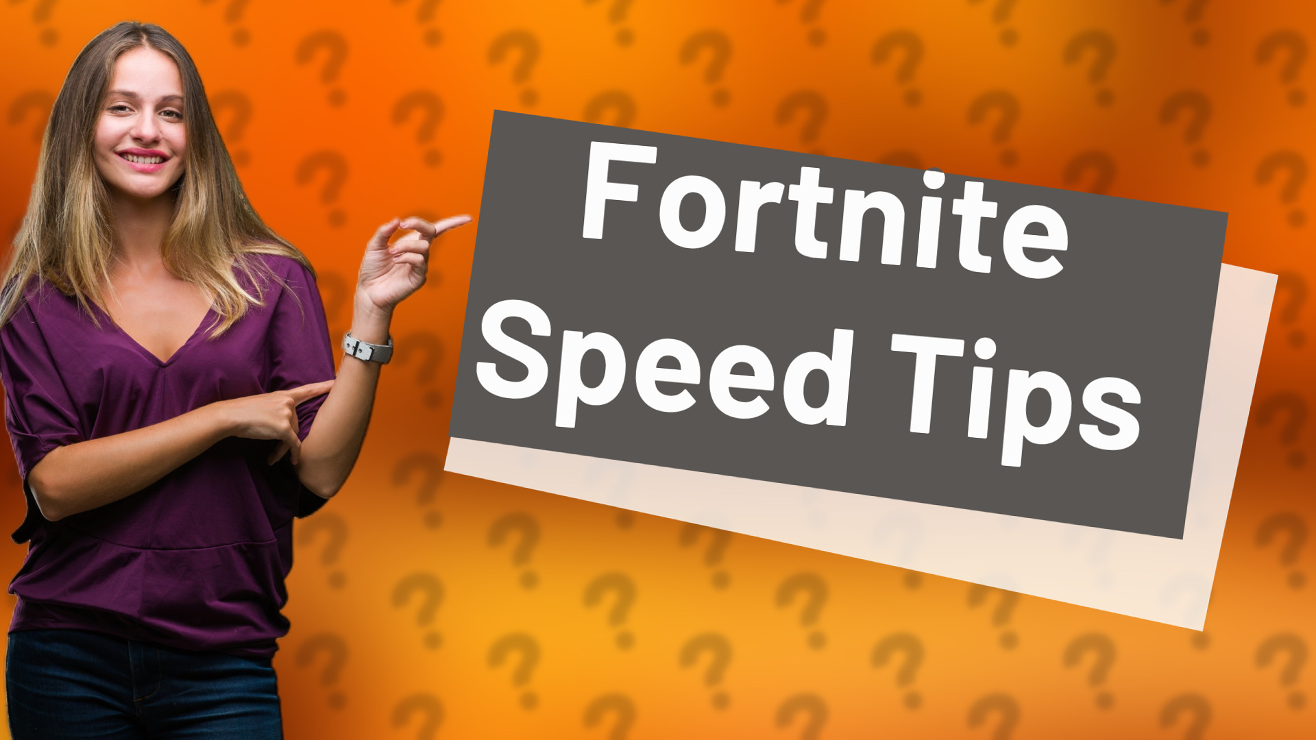 Fortnite Speed Tips