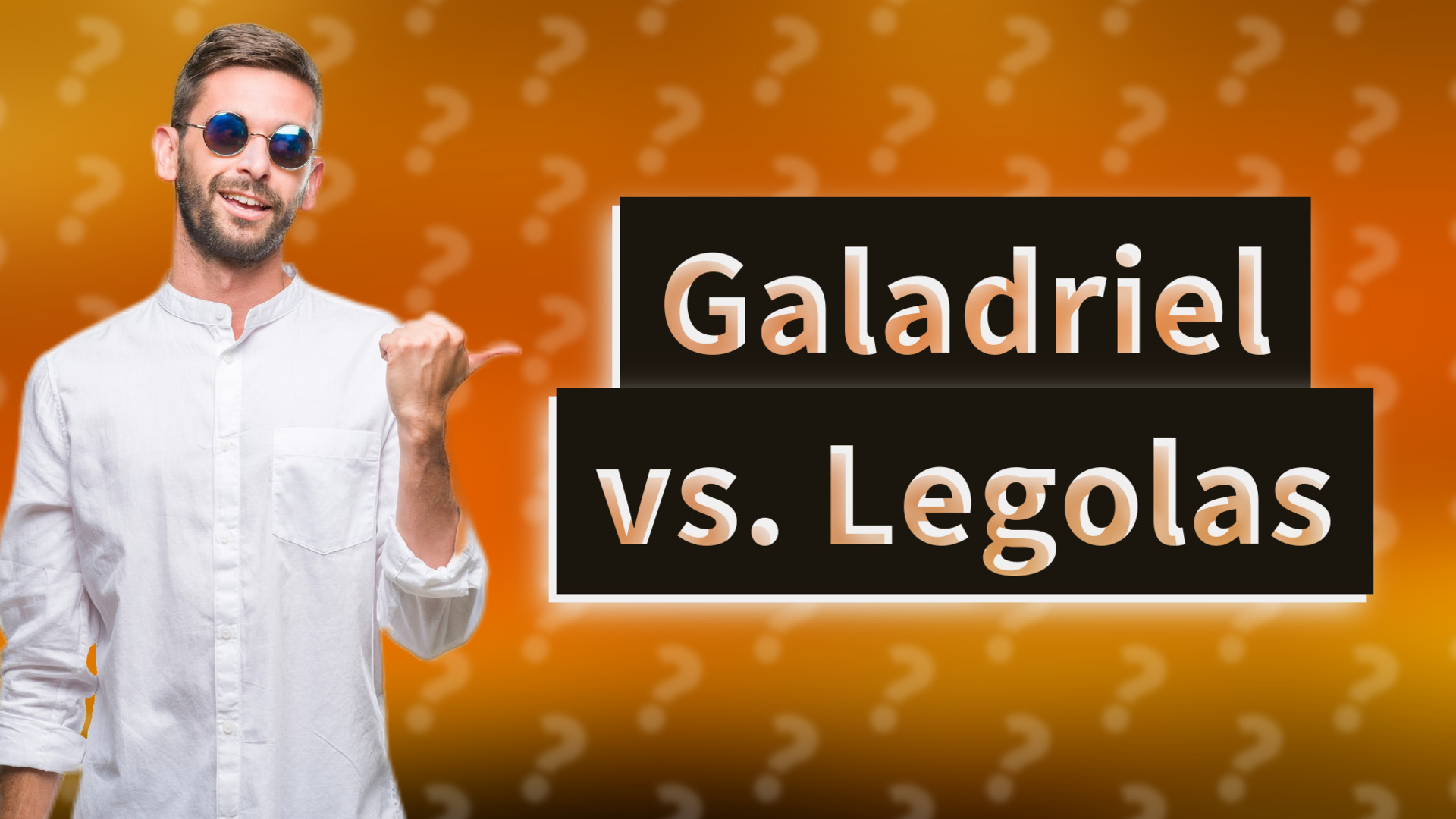 Galadriel vs. Legolas