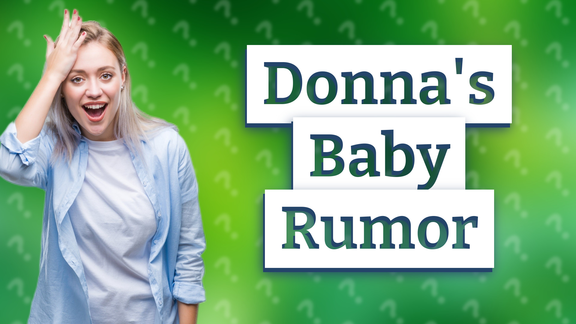 Donna's Baby Rumor