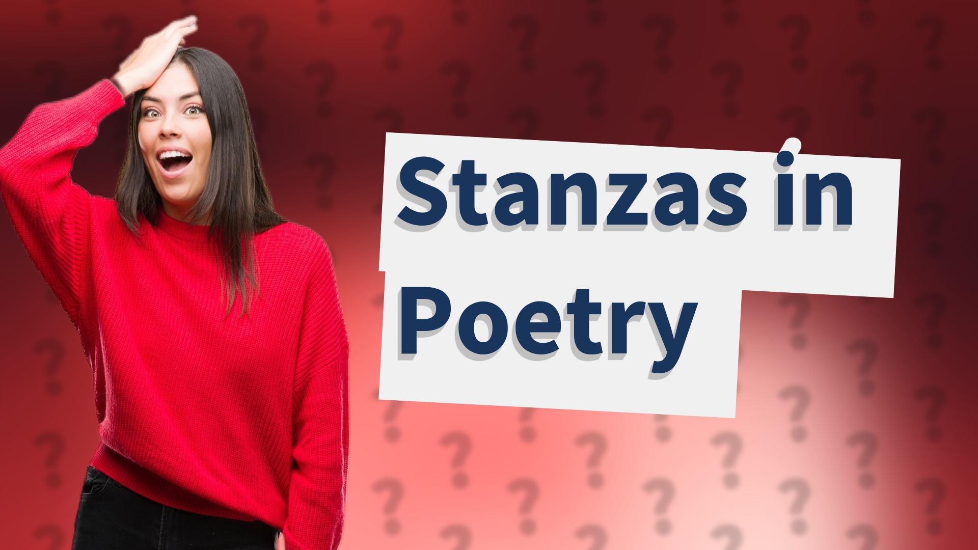 Stanzas in Poetry
