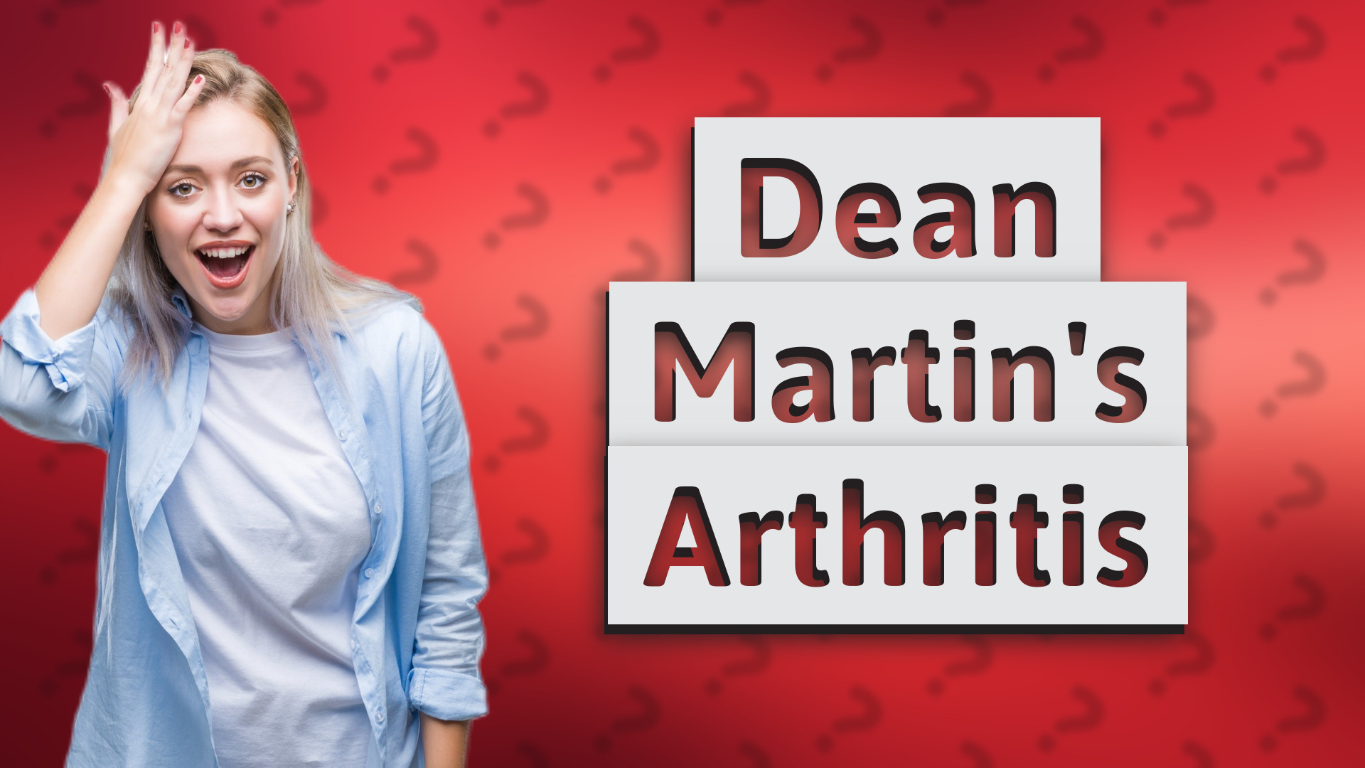 Dean Martin's Arthritis