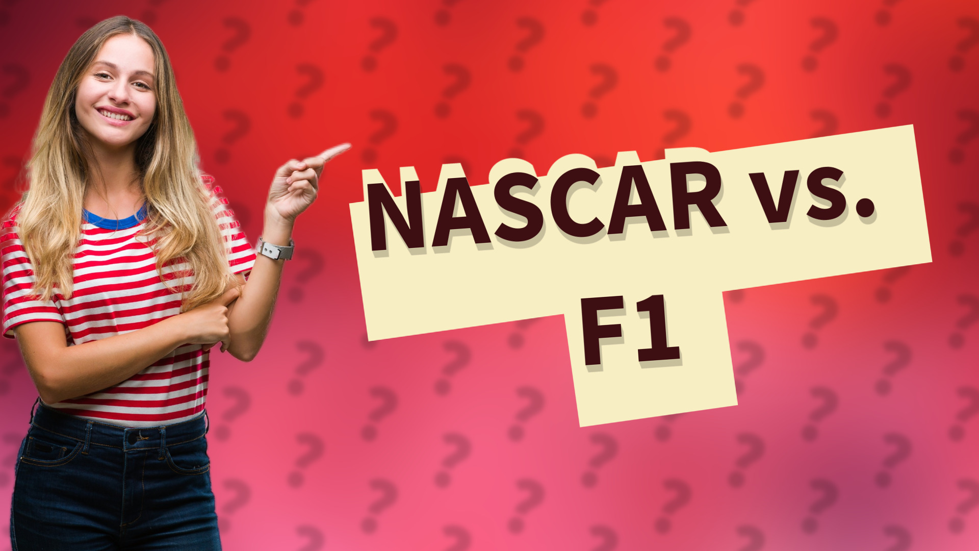 NASCAR vs. F1