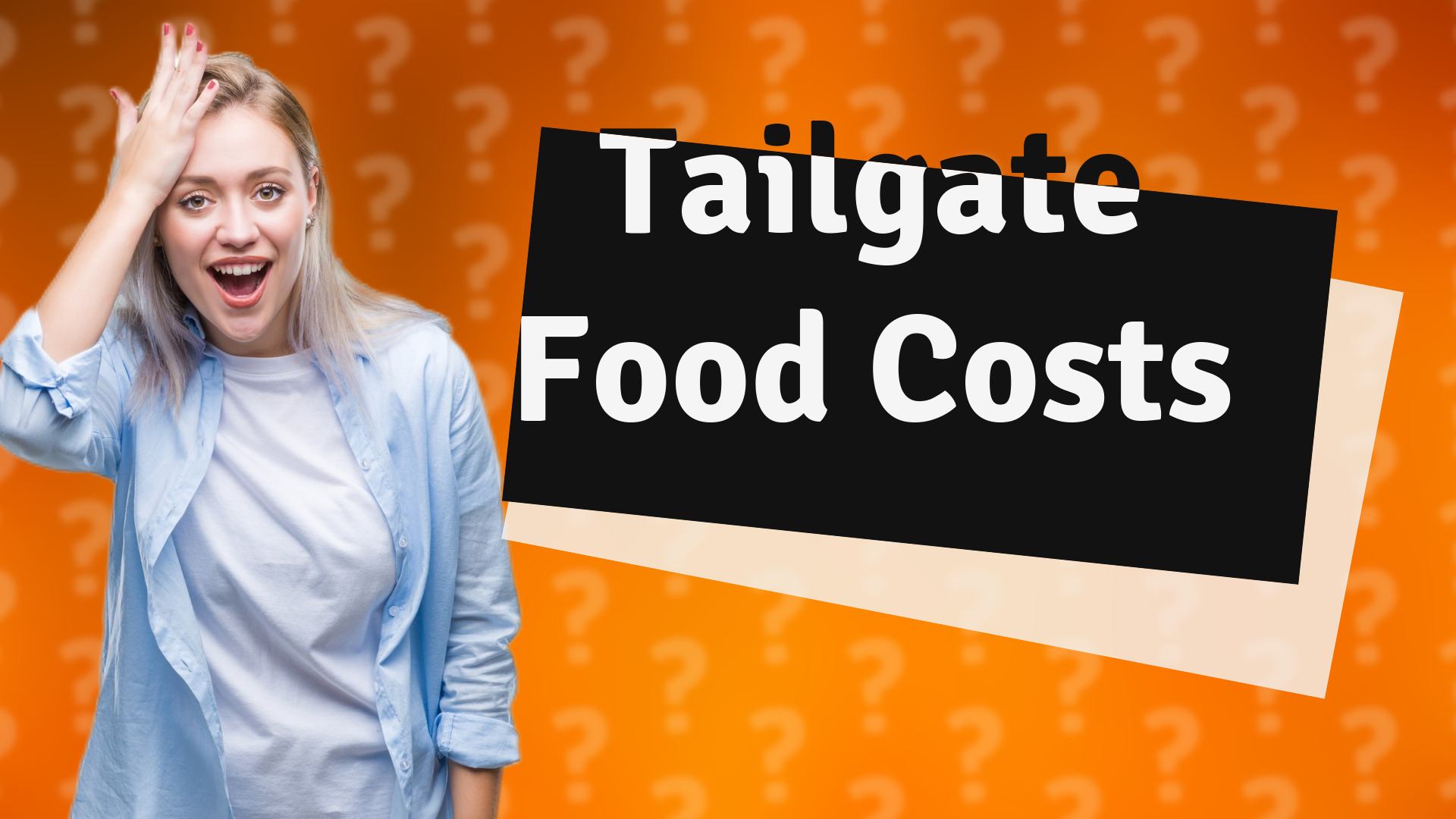 Tailgate Food Costs