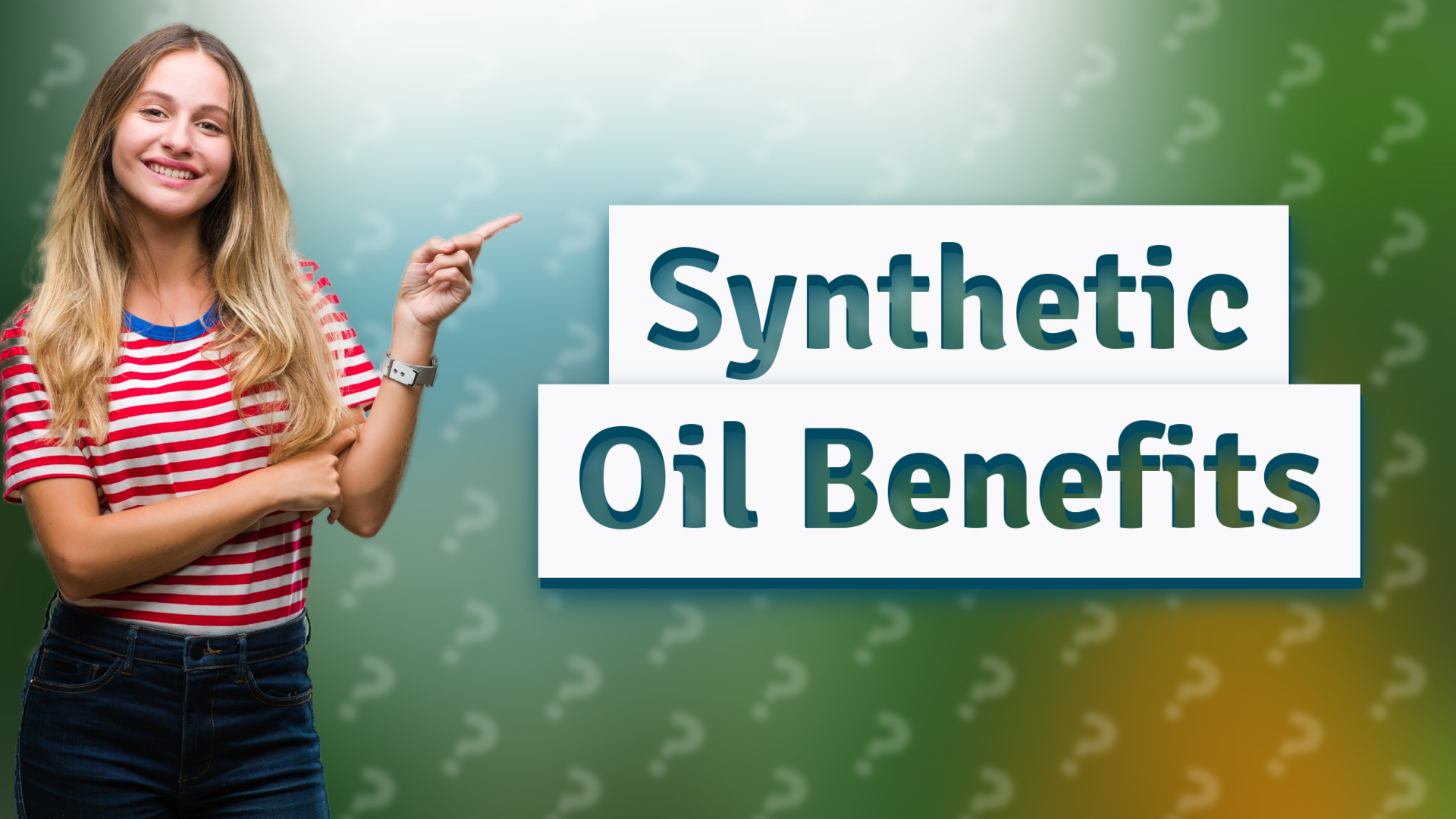 Synthetic Oil Benefits