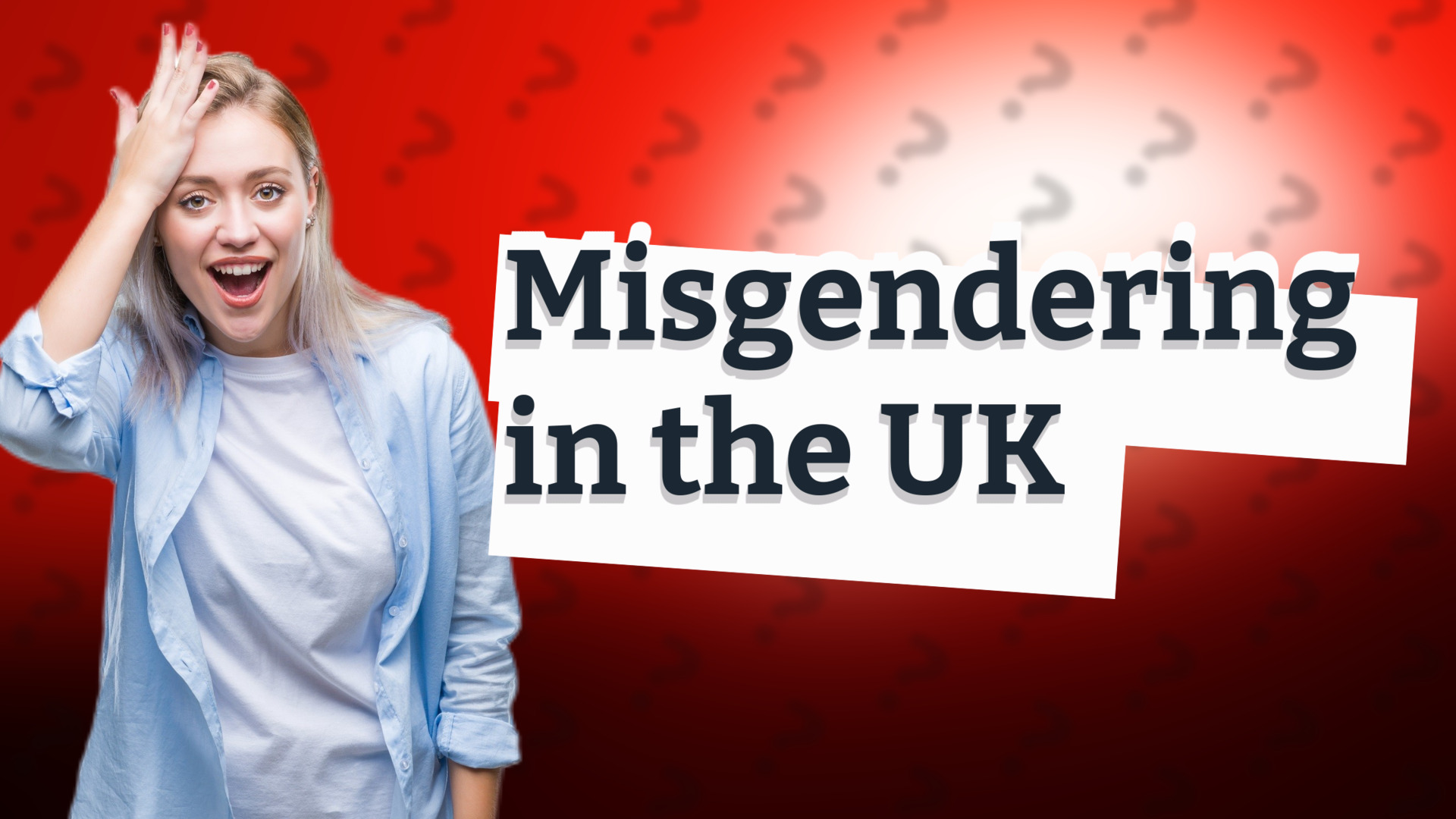Misgendering in the UK