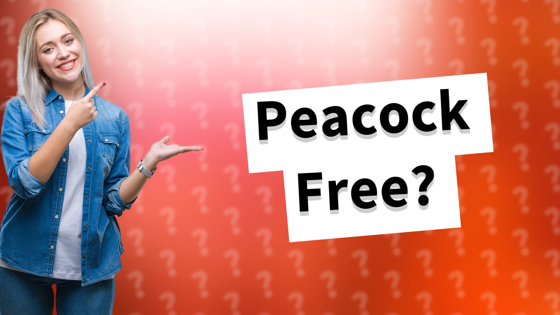 Peacock Free?
