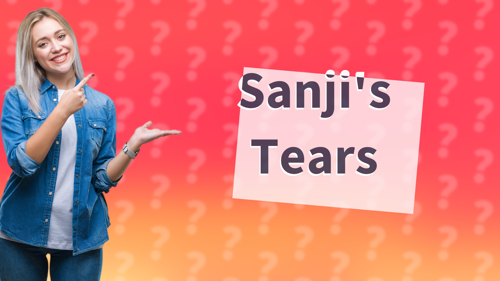 Sanji's Tears