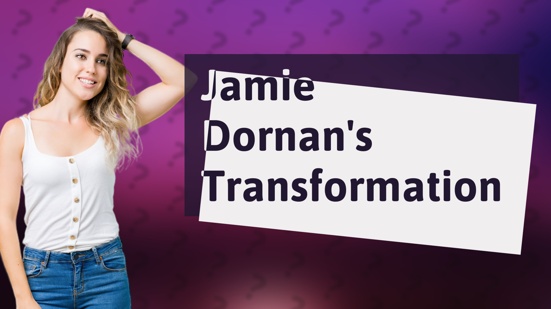 Jamie Dornan's Transformation