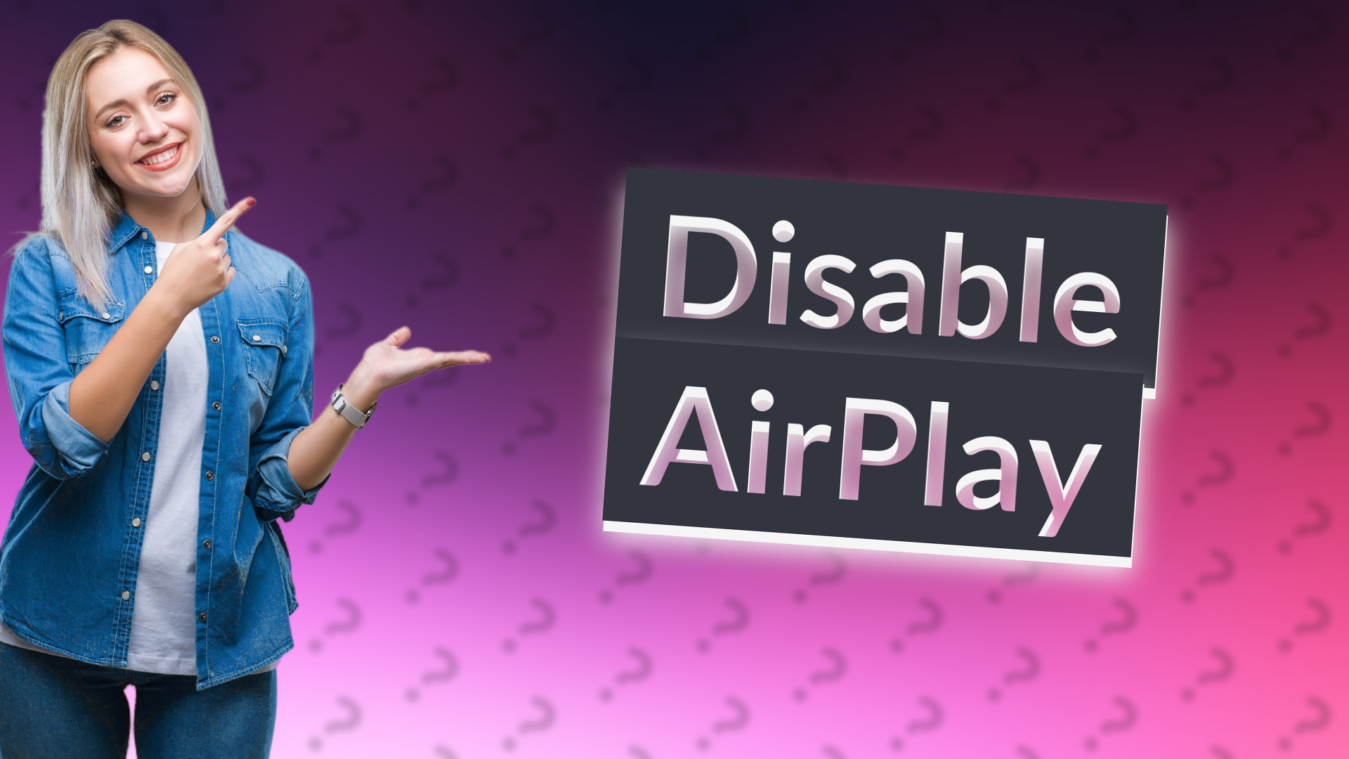 Disable AirPlay