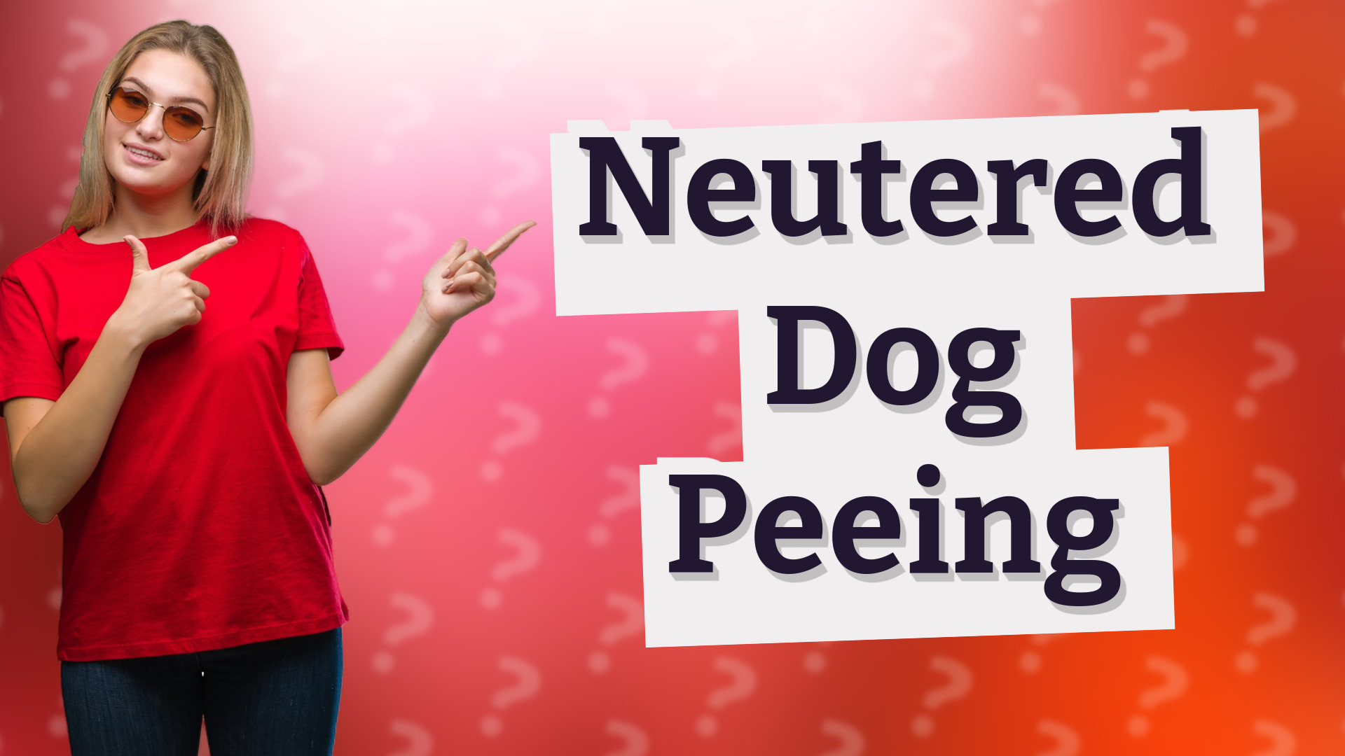 Neutered Dog Peeing