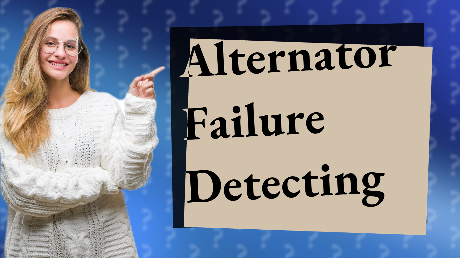 Alternator Failure Detecting
