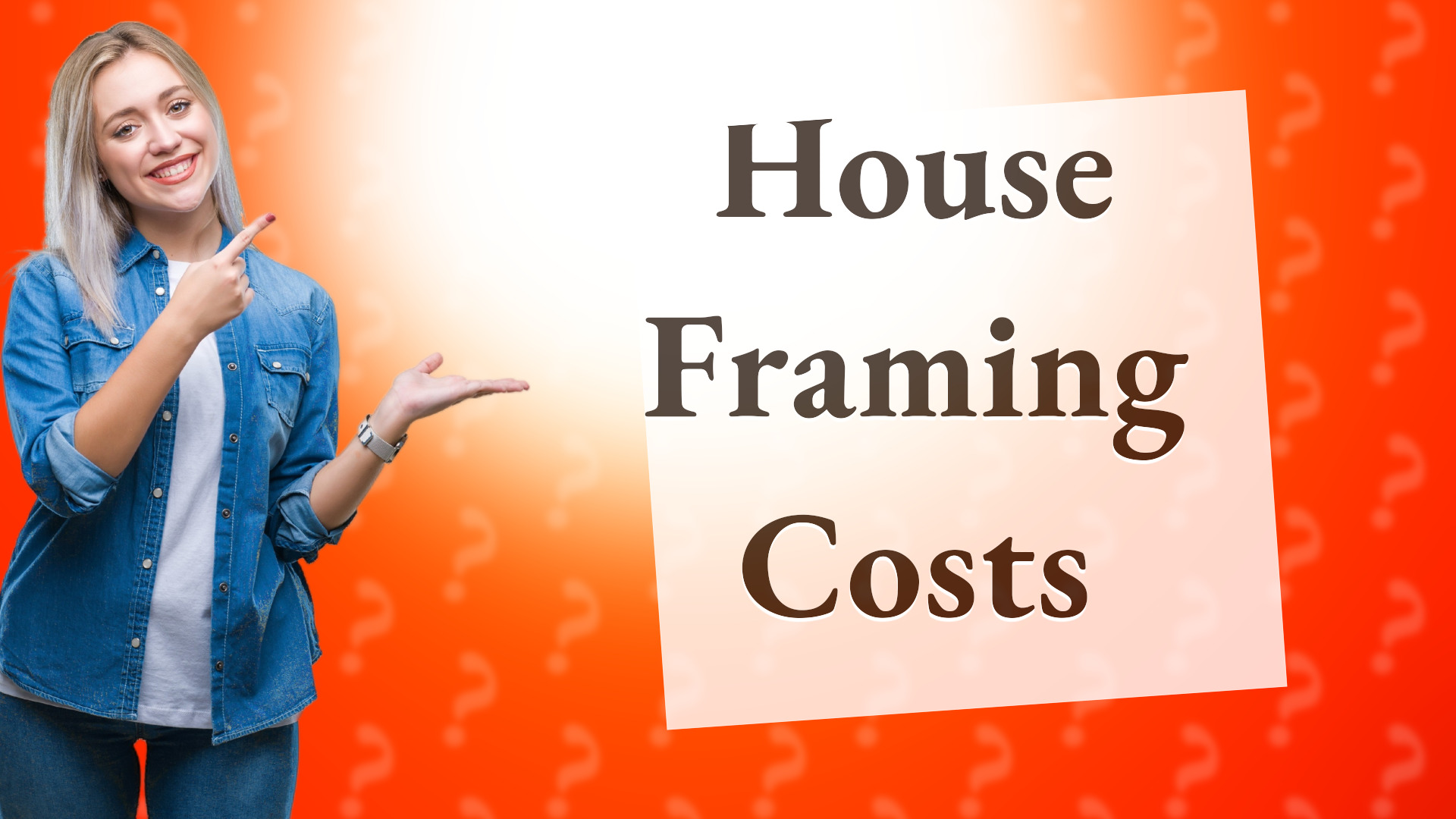 House Framing Costs