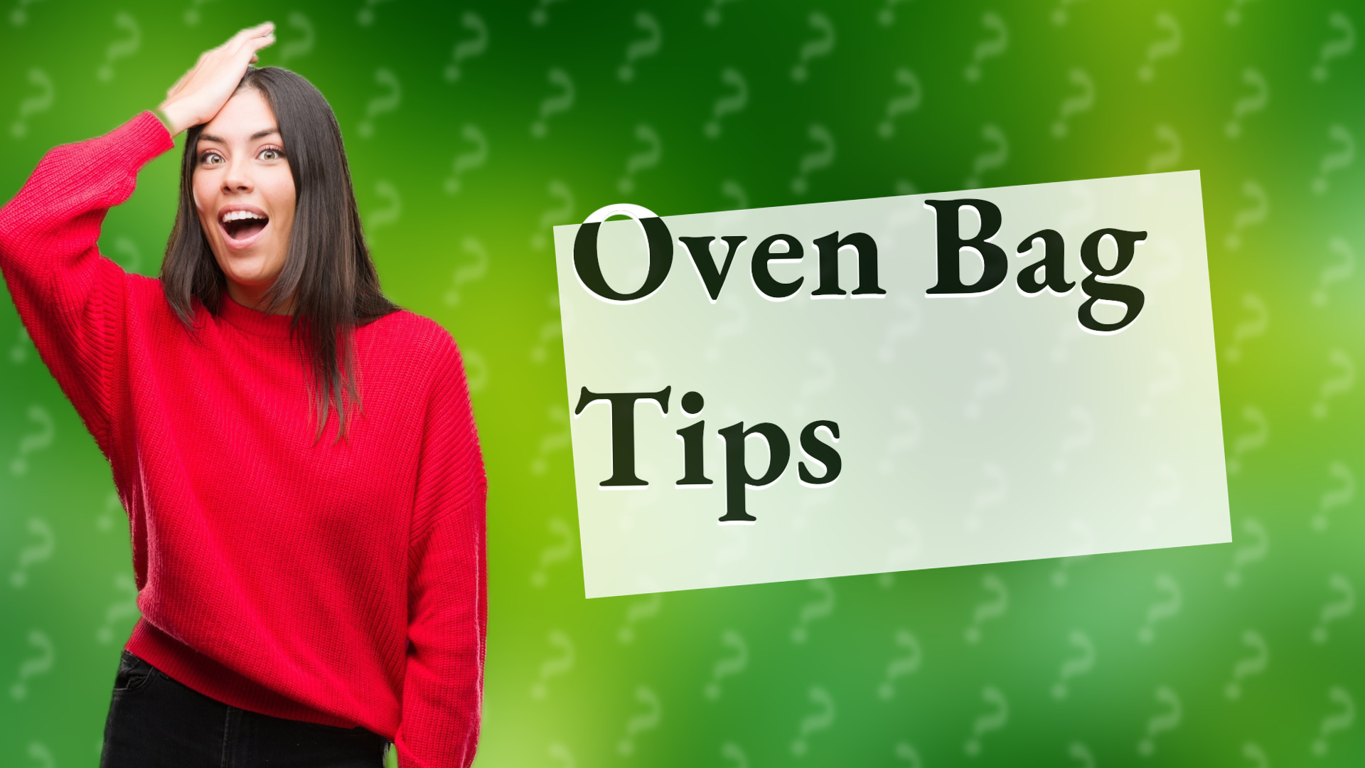 Oven Bag Tips