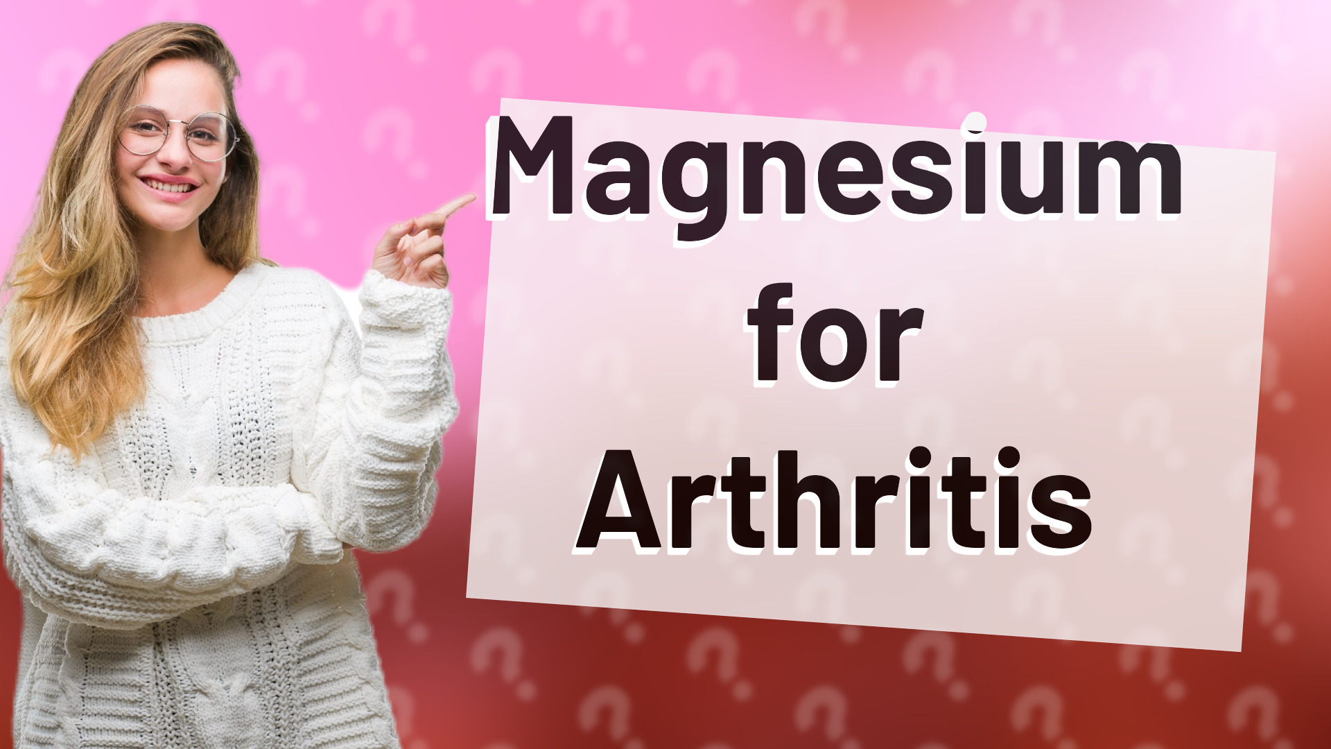 Magnesium for Arthritis