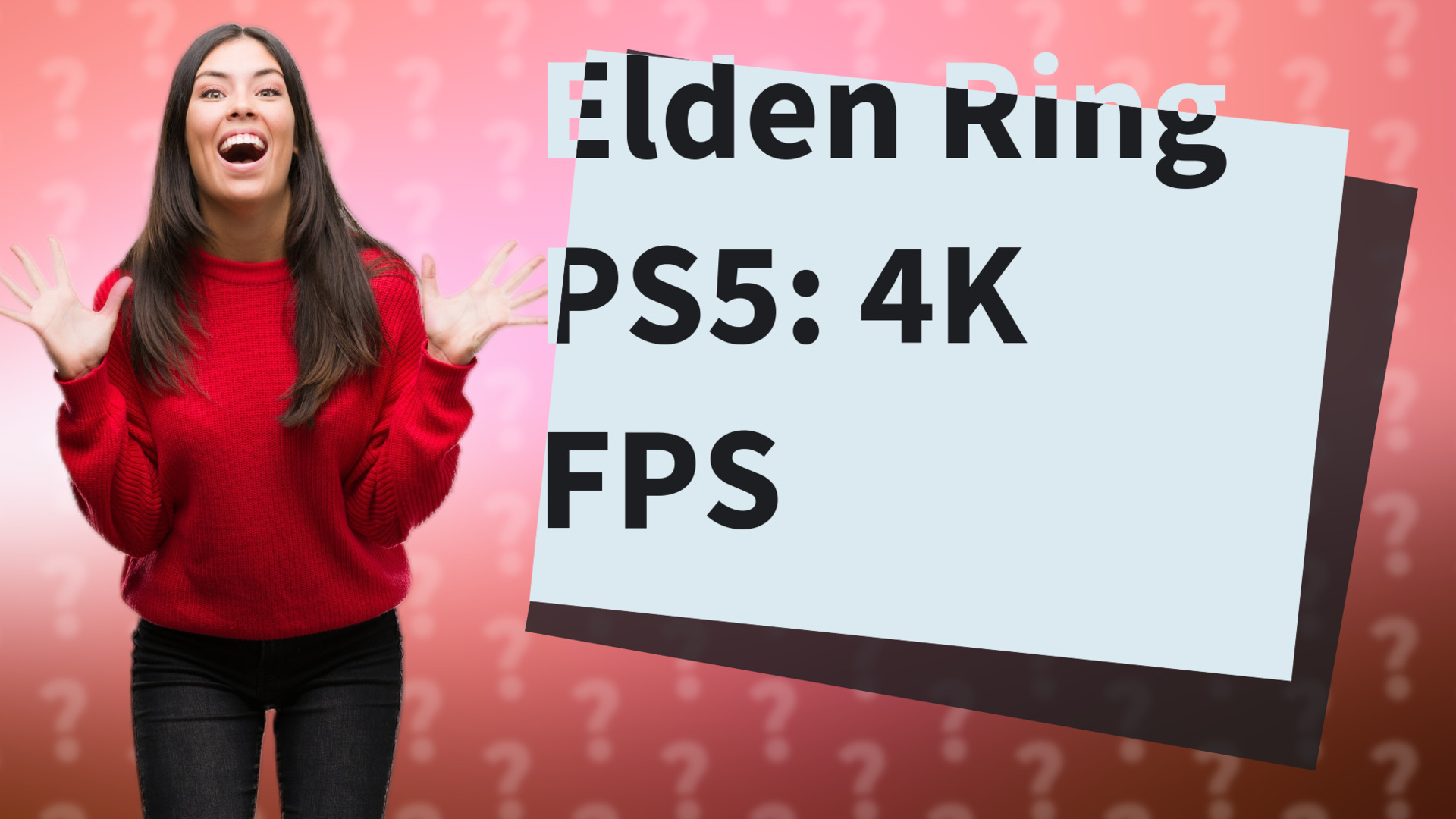 Elden Ring PS5: 4K FPS