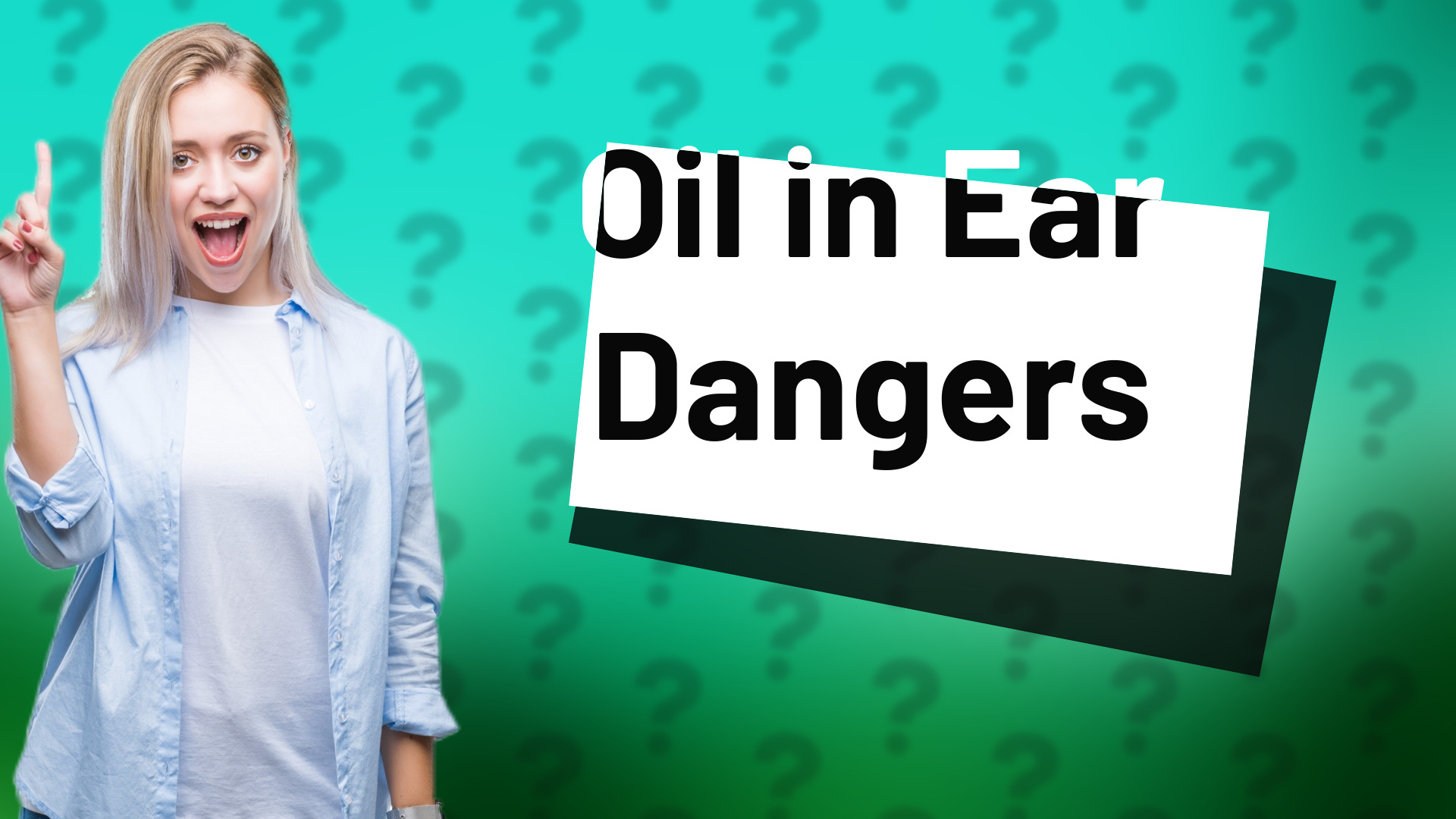 Oil in Ear Dangers