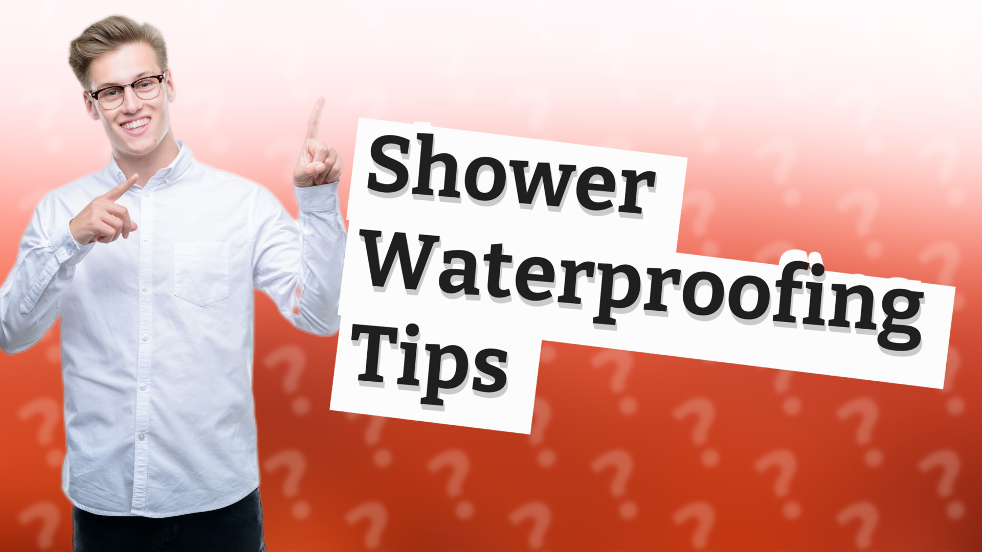 Shower Waterproofing Tips