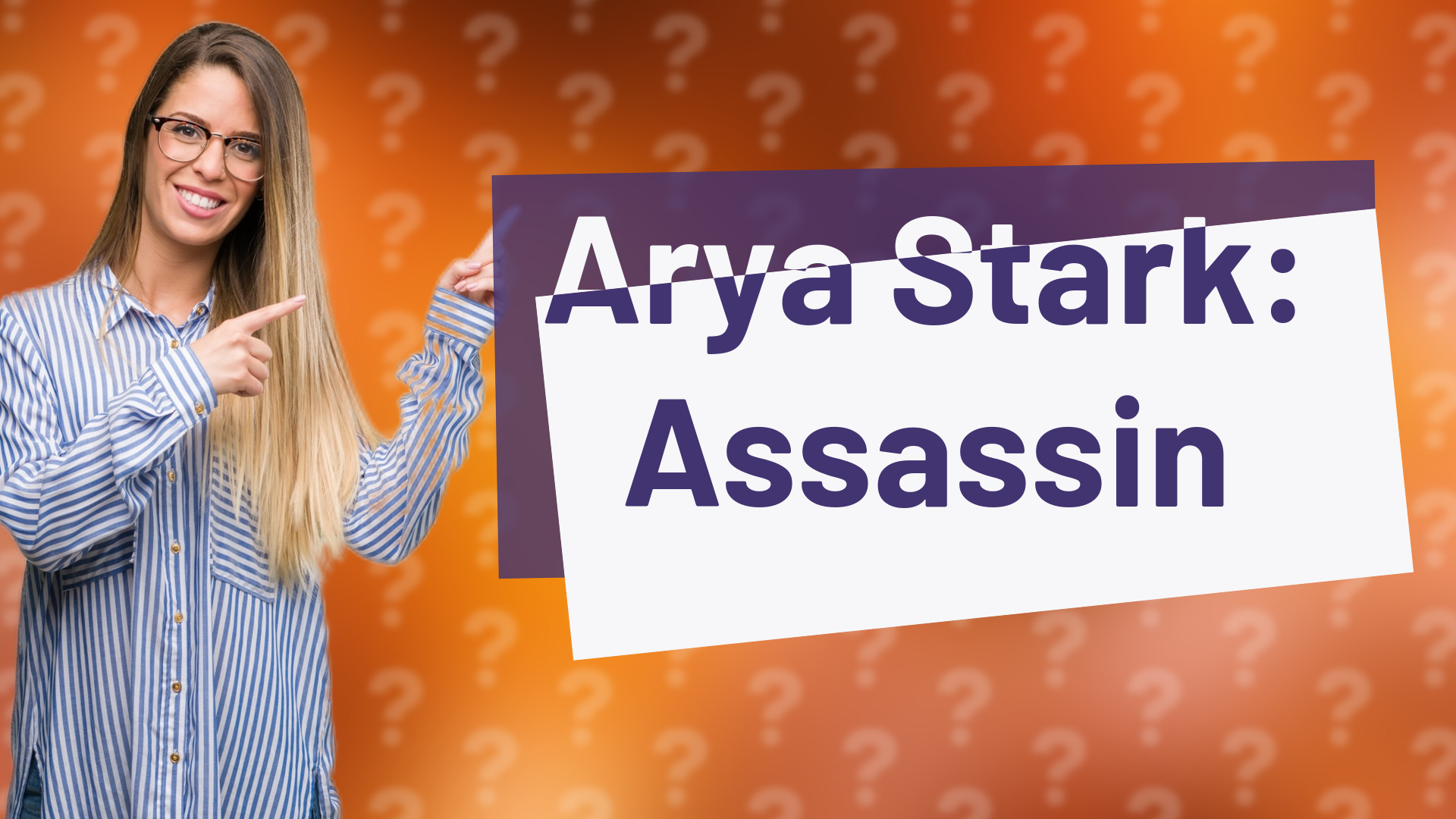 Arya Stark: Assassin
