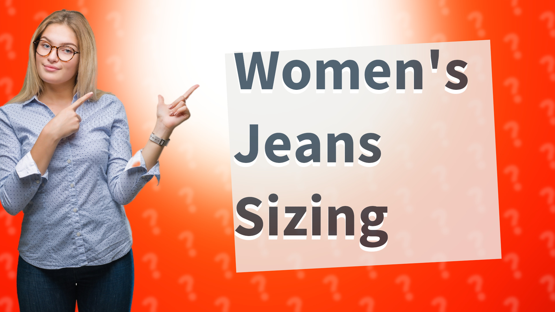 Women's Jeans Sizing