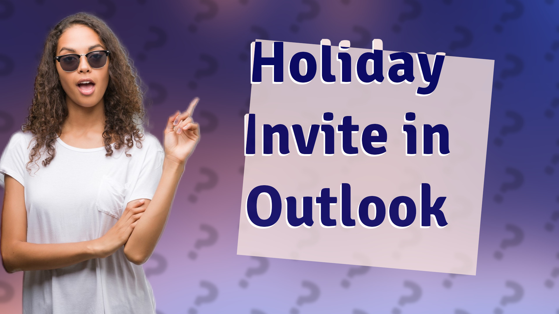 Holiday Invite in Outlook