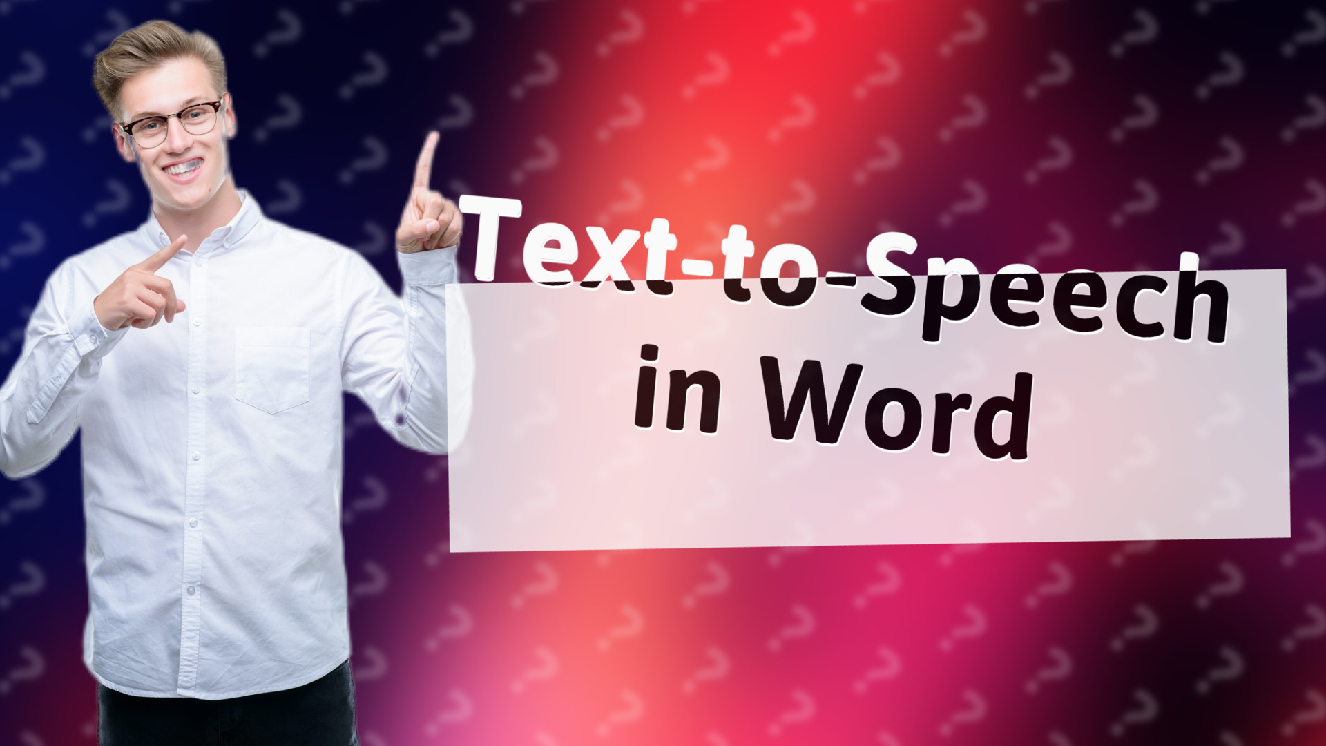 Text-to-Speech in Word