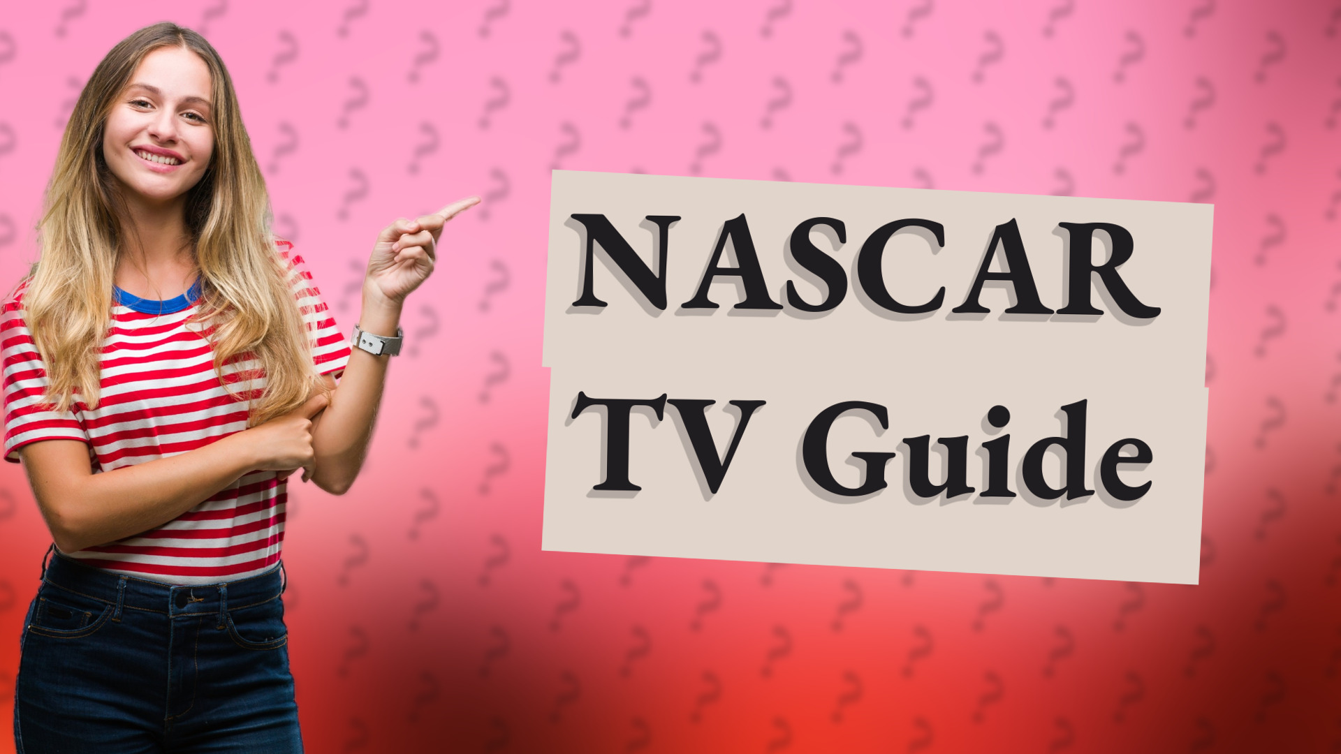 NASCAR TV Guide