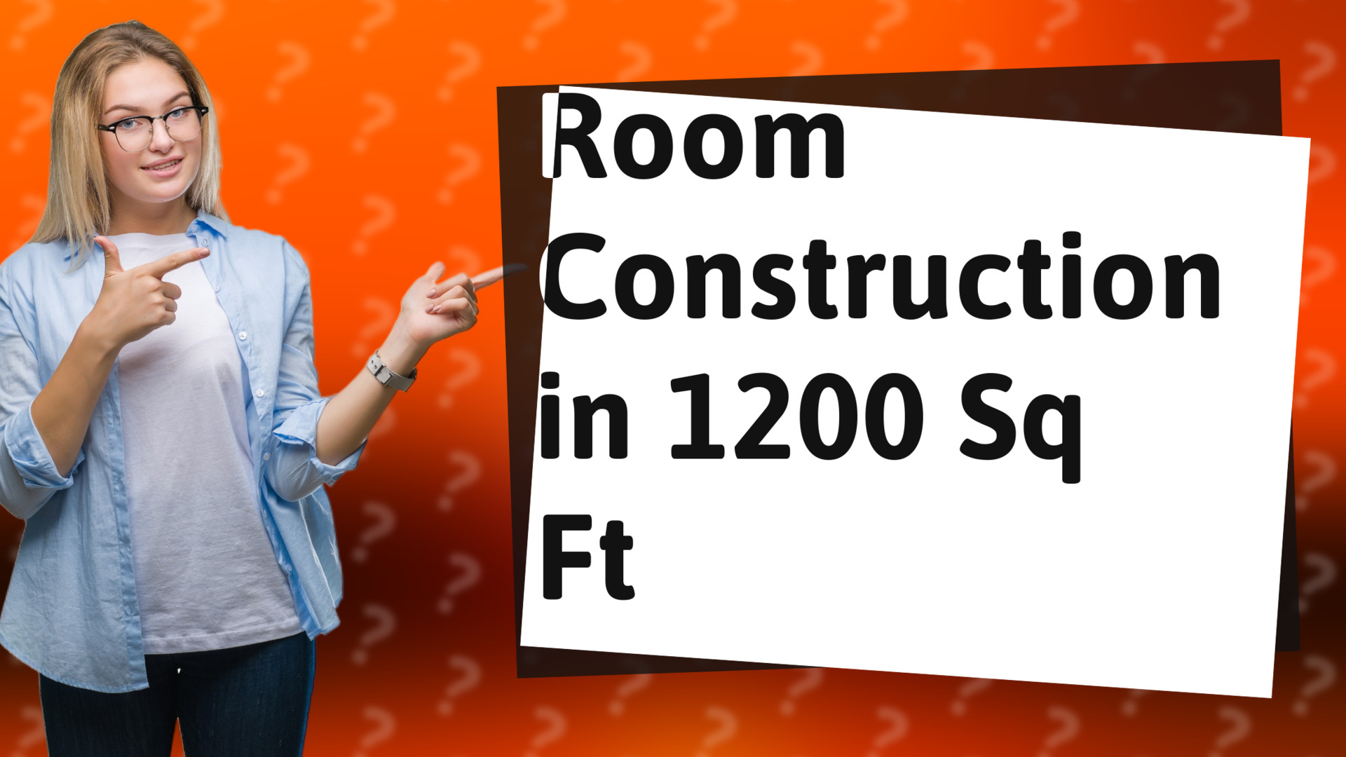 Room Construction in 1200 Sq Ft