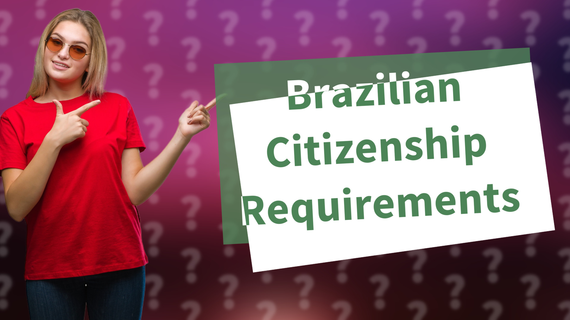 Brazilian Citizenship Requirements