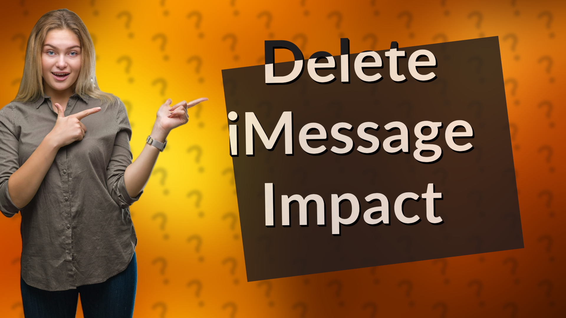 Delete iMessage Impact