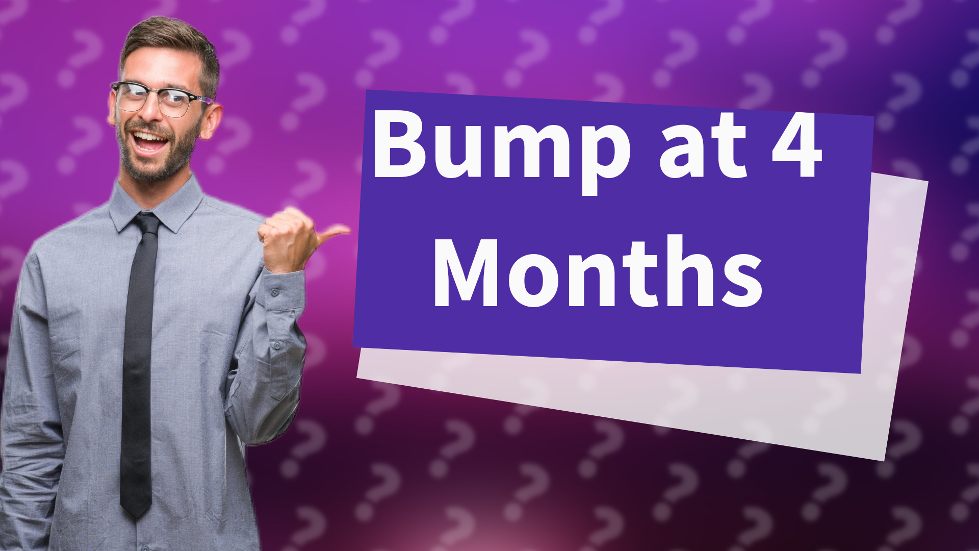 Bump at 4 Months