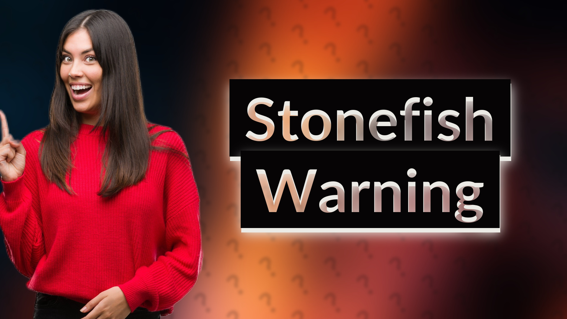 Stonefish Warning