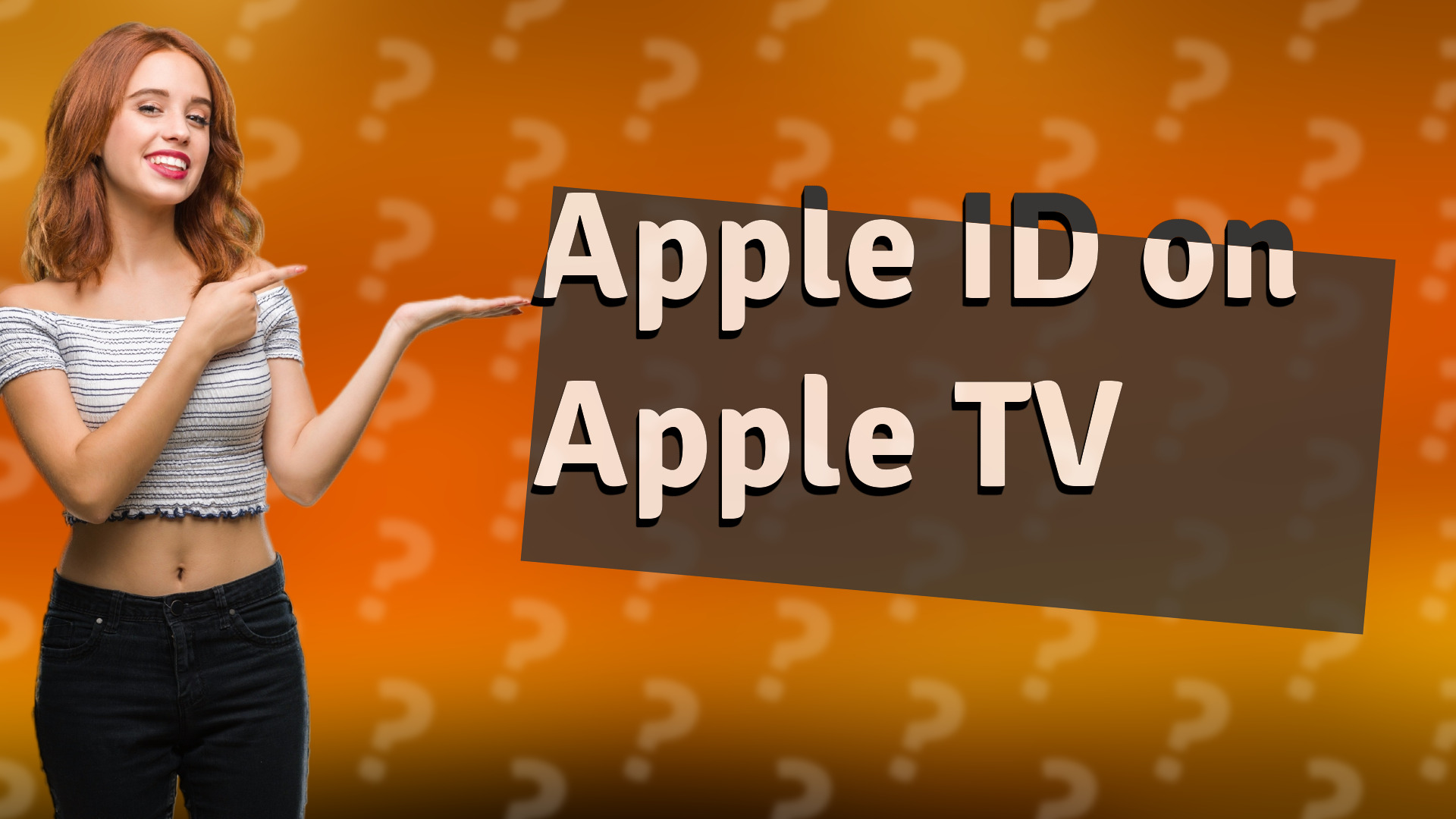 Apple ID on Apple TV