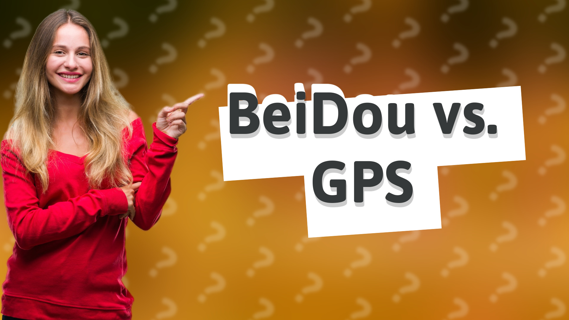 BeiDou vs. GPS